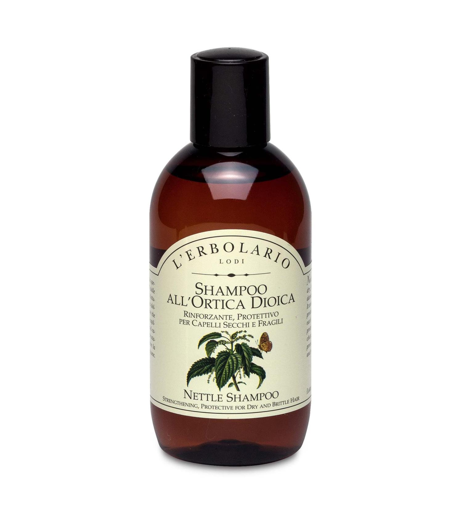 L'Erbolario Nettle Shampoo - Volumizing & Strengthening for Dry Fine Hair - Paraben & Silicone Free - 6.7 oz - Buy Online on SooperMarket.com