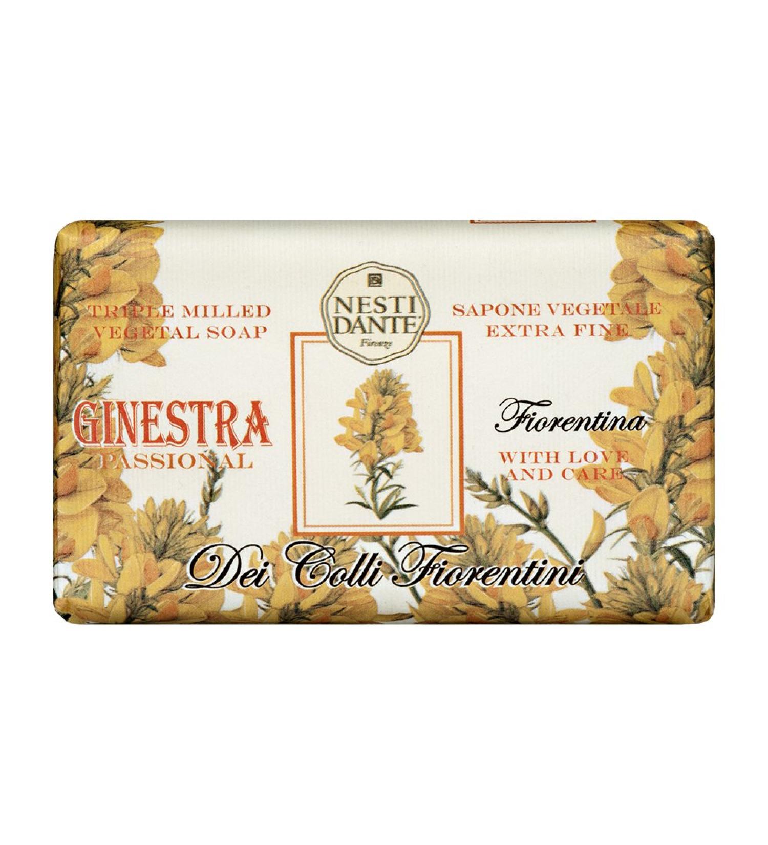 Nesti Dante Dei Colli Fiorentini Triple Milled Soap - Broom 250g | Luxe Vegan Soap for International Shipping - Buy Online on SooperMarket.com