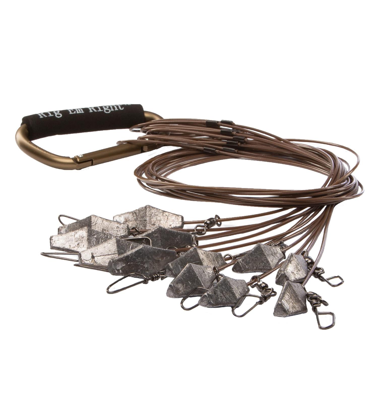Rig'Em Right Waterfowl Pre-Rigged Xtreme Coated Decoy Anchors 54 - 6oz Weights - Buy Online on SooperMarket.com