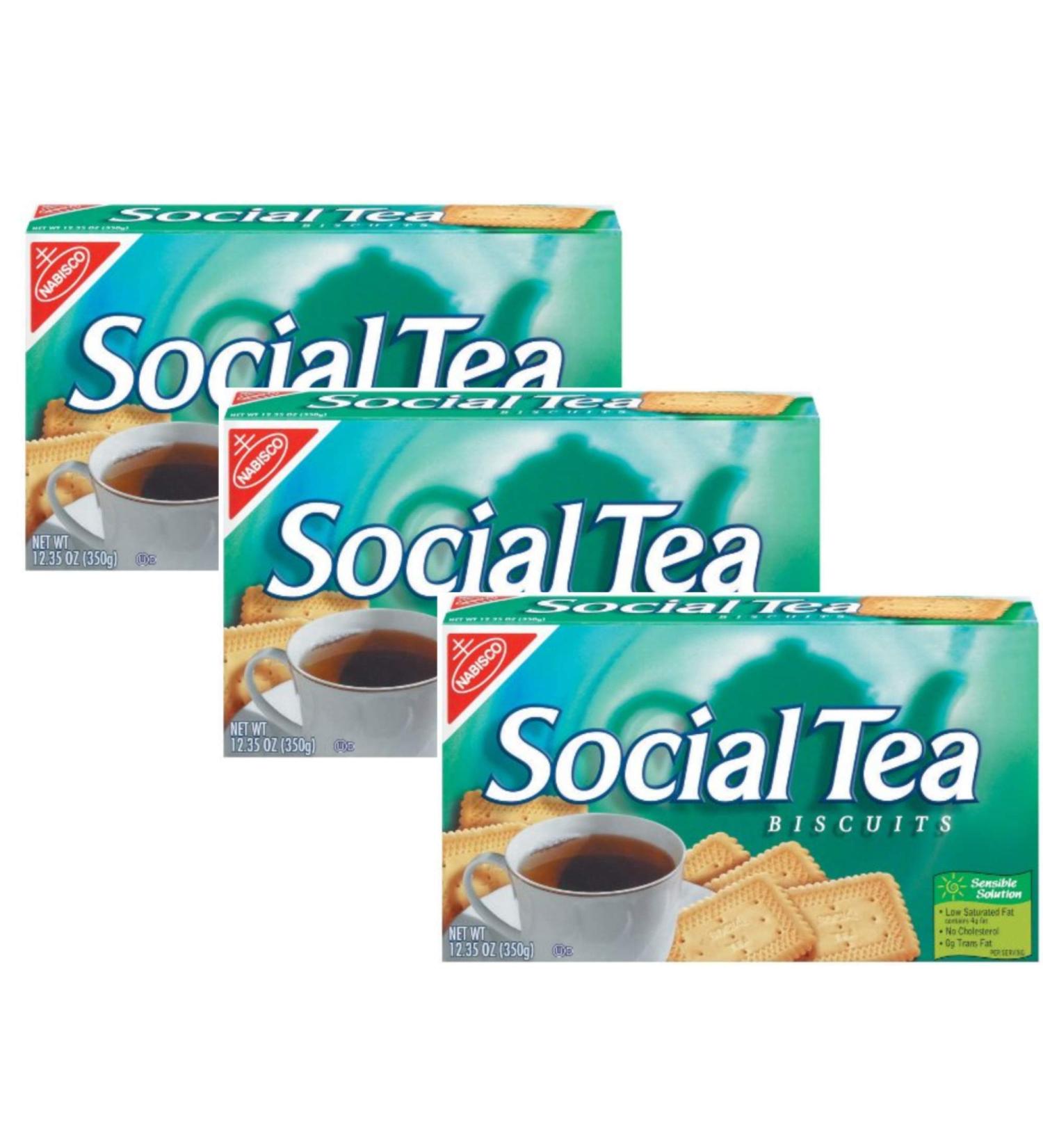 Nabisco Social Tea Biscuits - 3 Boxes, 12.35 oz Each - Buy Online on SooperMarket.com