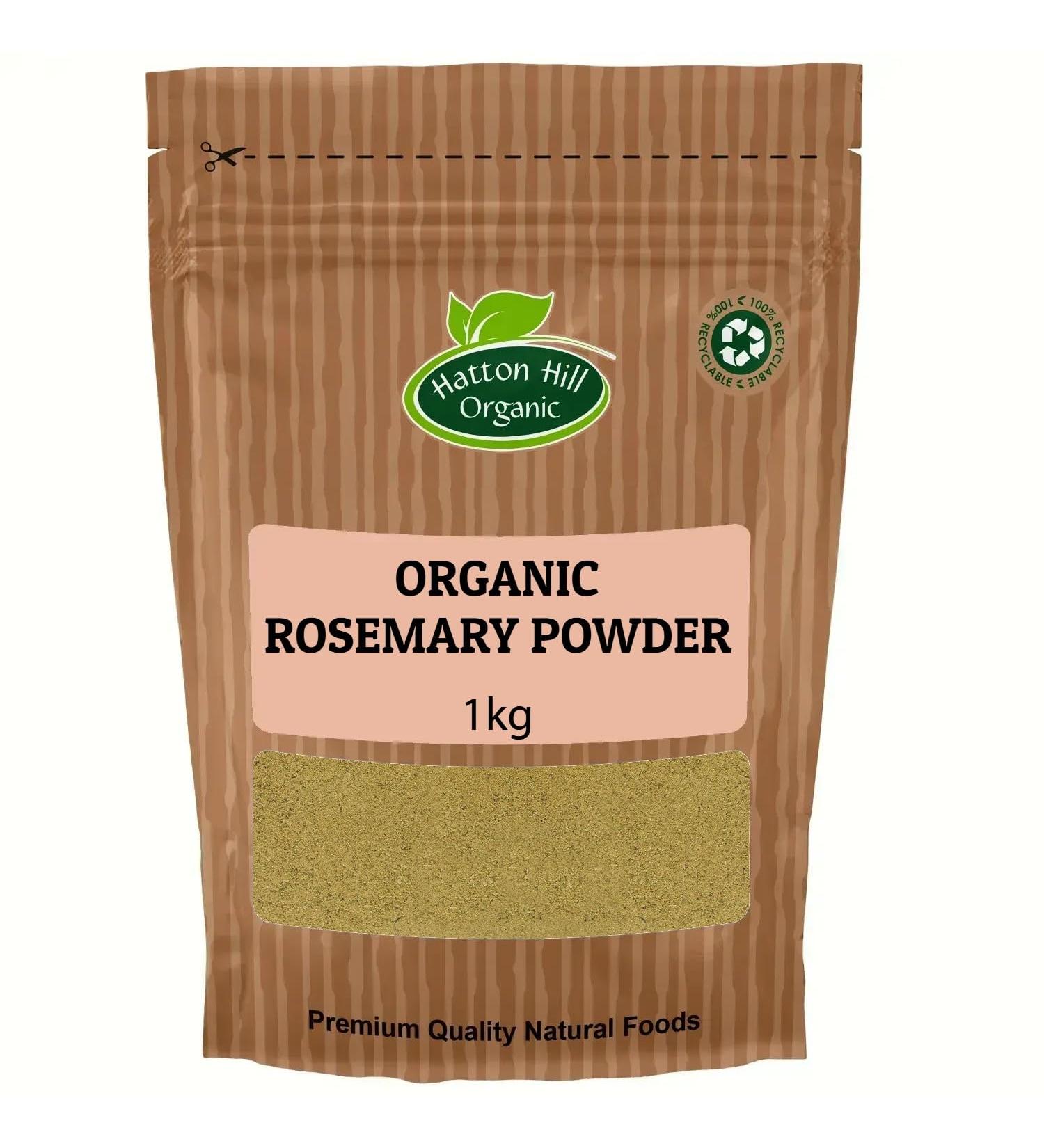 Organic Rosemary Powder 1kg by Hatton Hill Organic | Rich Flavour Versatile Use Certified Organic - Buy Online on SooperMarket.com