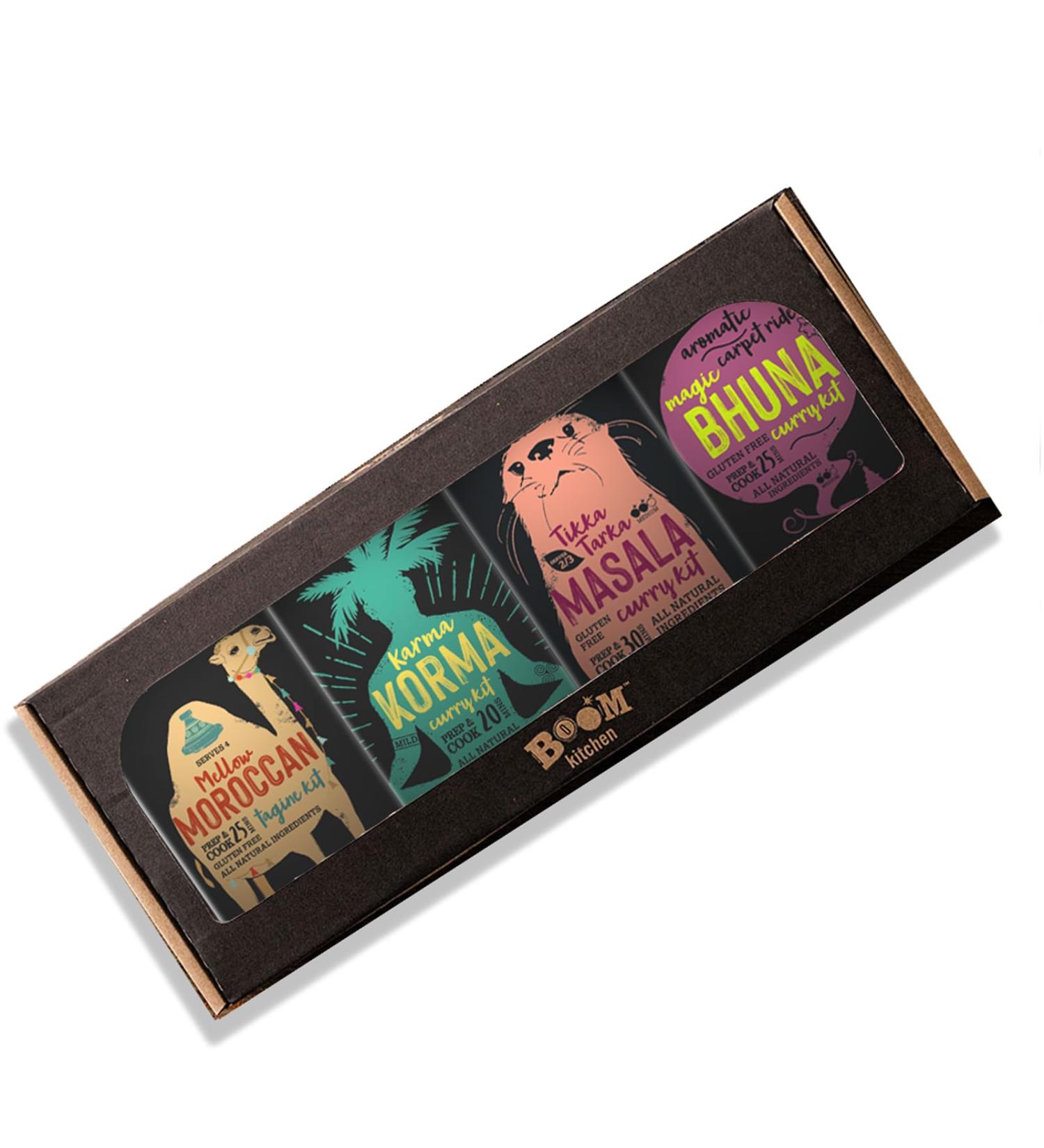 Boom Kitchen Mild-Medium Curry Kit Selection Box - Buy Online on SooperMarket.com