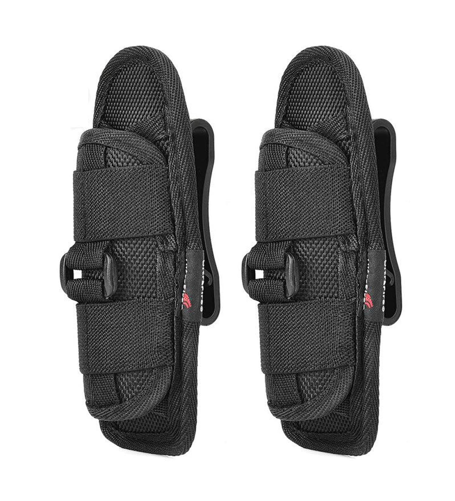 Buy UltraFire Flashlight 2 Pack | Elastic Nylon Holster & 360 Rotating Belt Clip | International Shipping Available - Buy Online on SooperMarket.com
