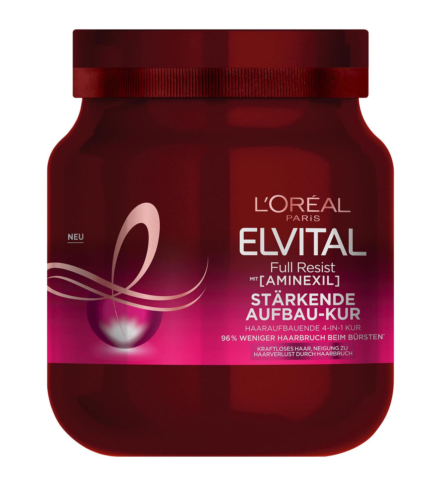 L'Or al Paris Elvital Haarkur - Biotin Hair Loss Treatment for Weak Hair 680ml | Paraben & Silicone-Free Full Resist Multi Power Kur - Buy Online on SooperMarket.com