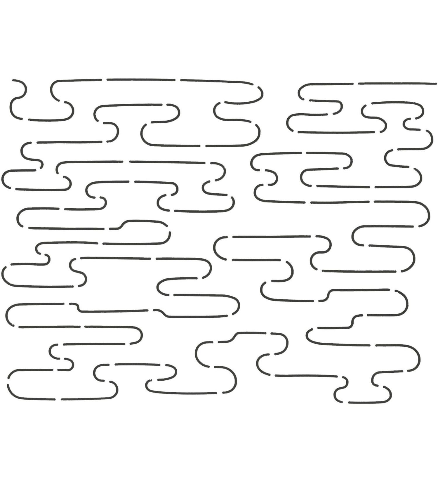 Quilting Creations Pond Ripples Quilt Stencil