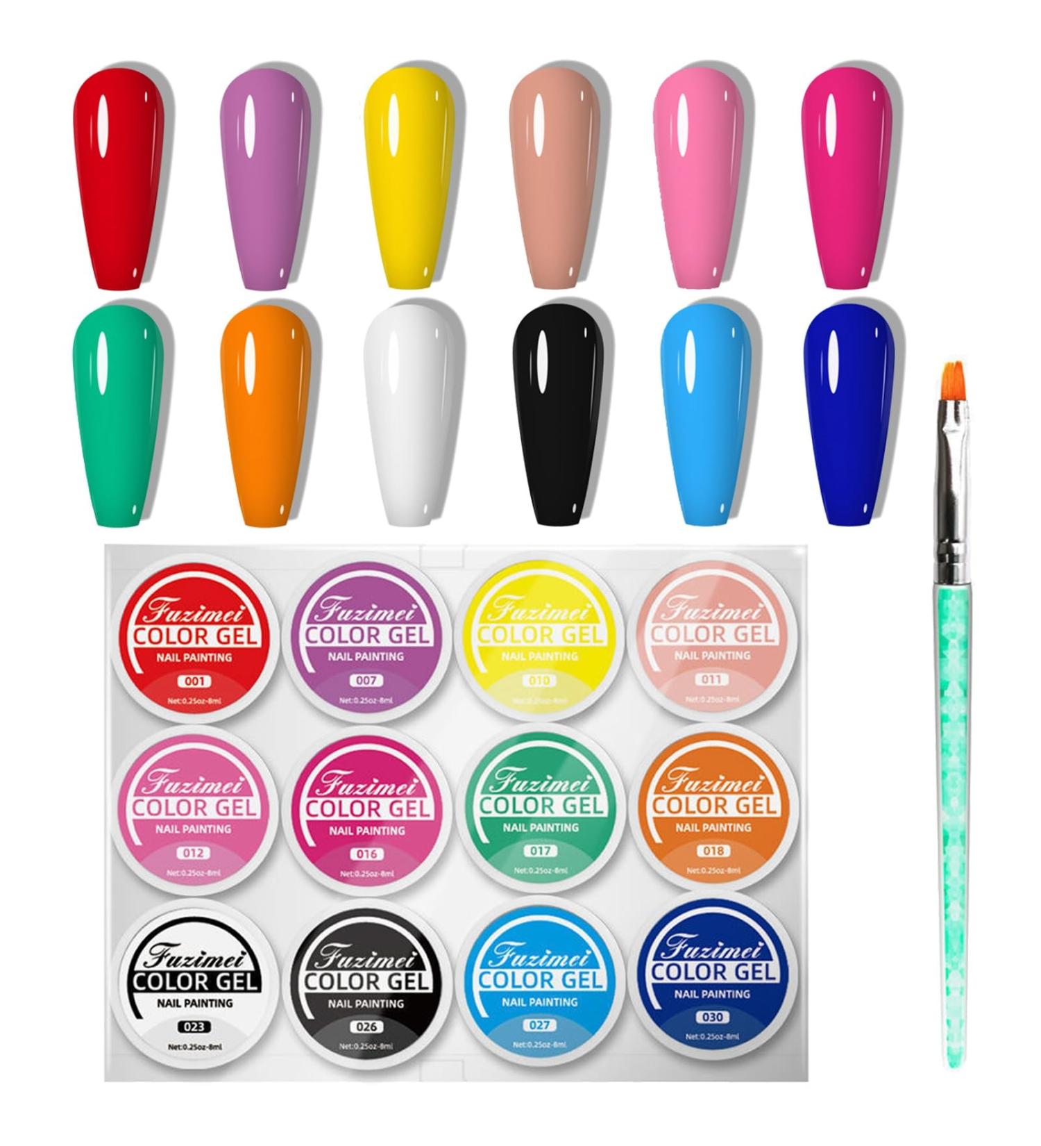 EONFAVE Gel Nail Polish - Gel Nail Varnish - Long Lasting Natural Color Soak Off U V Gel Nail Varnish Nail Art QF11 - Buy Online on SooperMarket.com