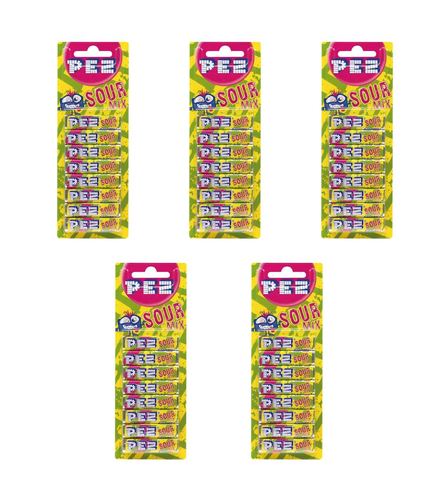 Peez Refills 8pk - Sour Mix - Refill Your Peez Dispenser With This Pack of Sour Mix Refills - Pack of 5