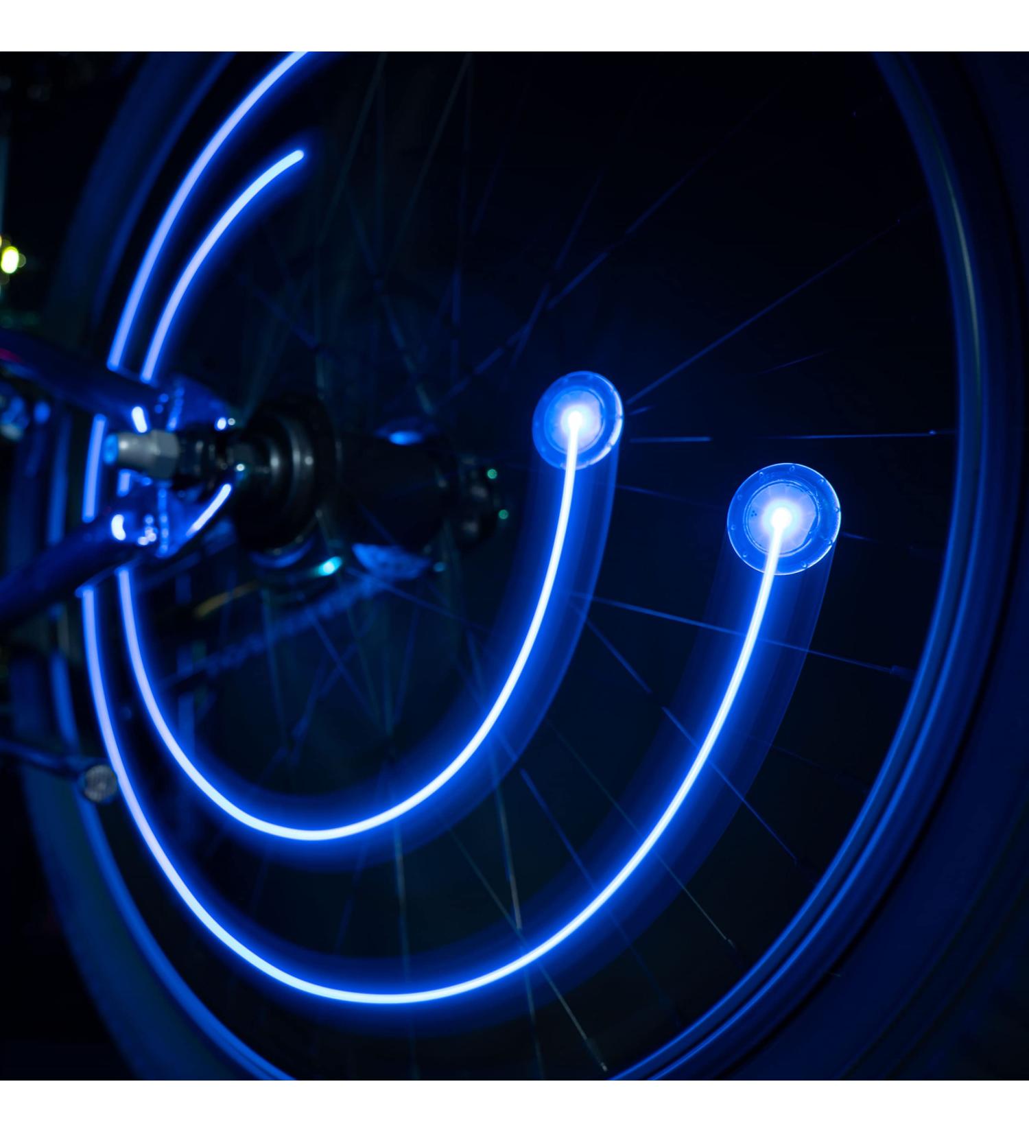 Brightz LED Bike Tire Lights Orbit 2-Pack Blue - Kids Christmas Gift for Ages 5-14 - Buy Online on SooperMarket.com