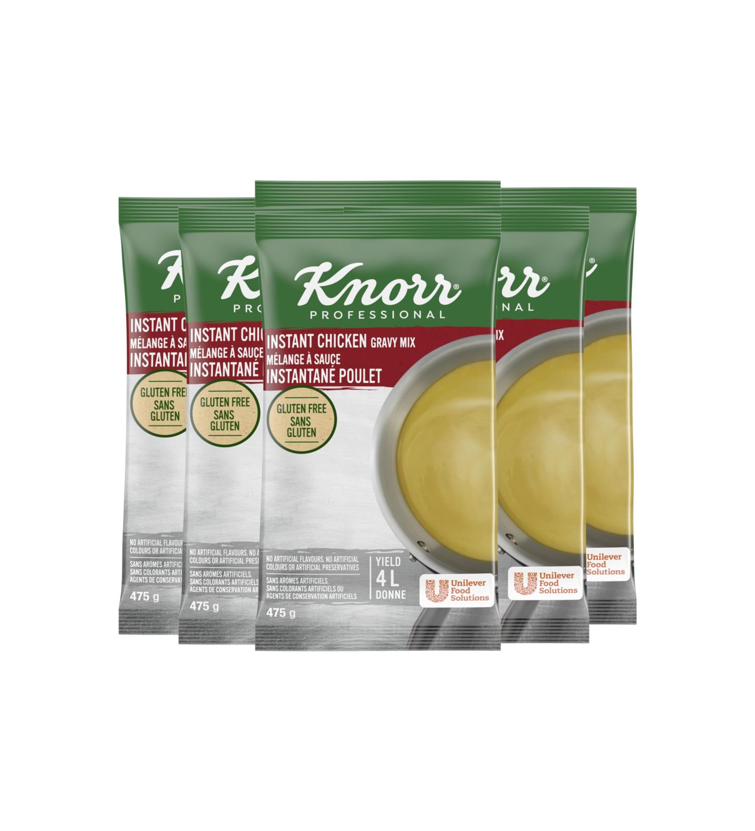 Knorr Professional Chicken Gravy Gluten Free 475 gr Pack of 6 - Buy Online on SooperMarket.com