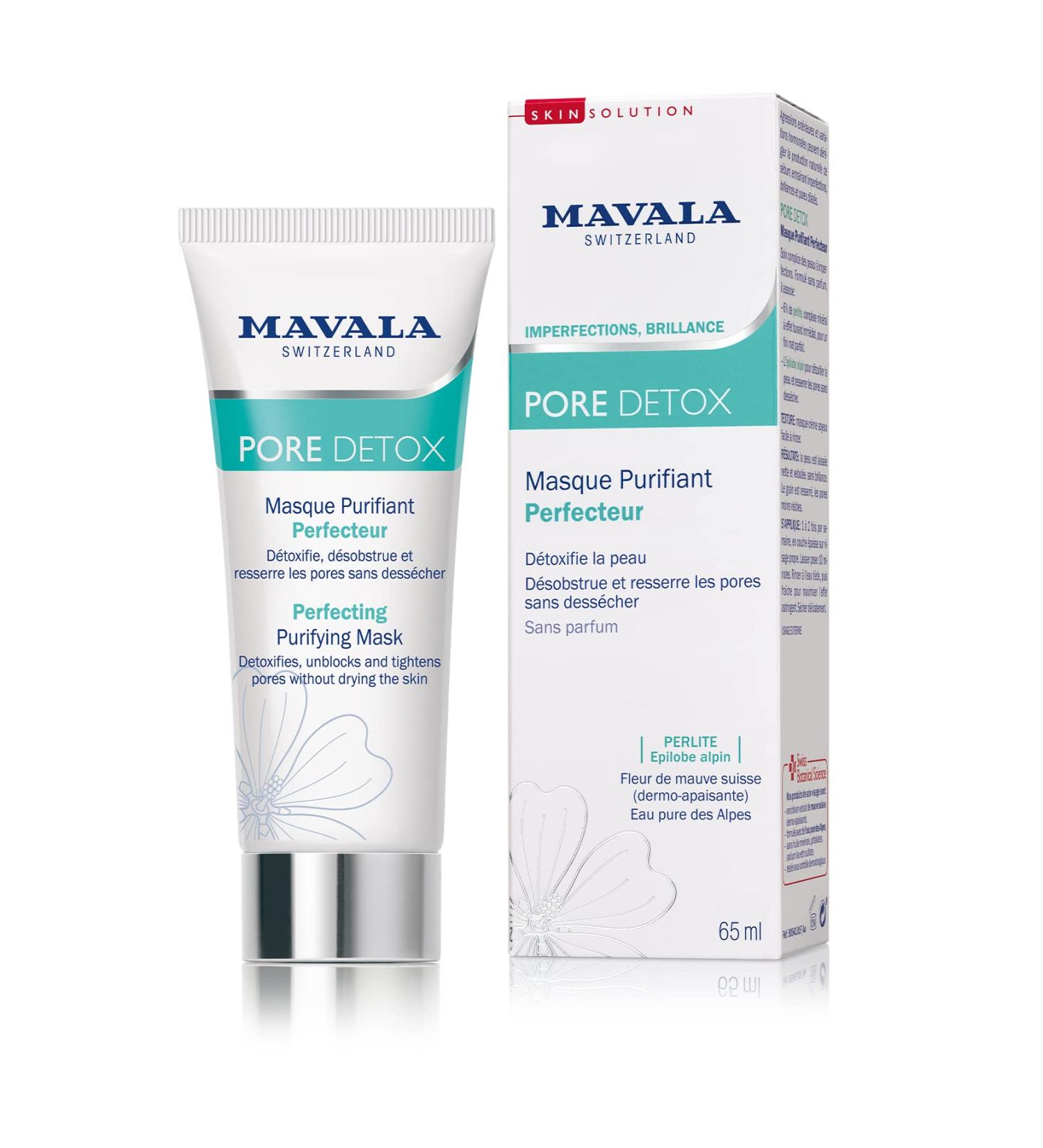 MAVALA PORE DETOX Perfecting Purifying Mask 65ml - Purify & Refine Pores | International Shipping Available - Buy Online on SooperMarket.com