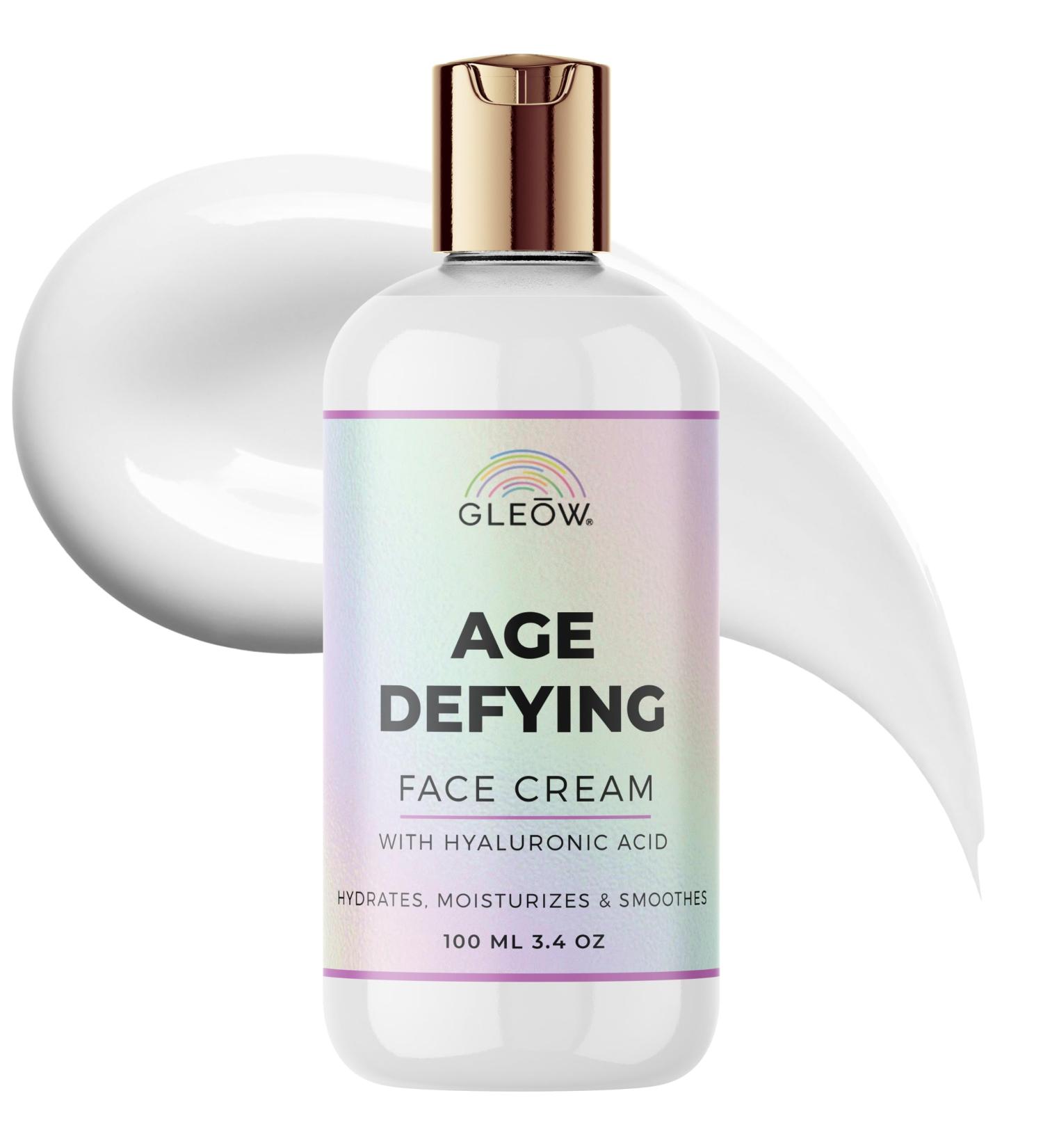 Hydrating Face Cream for Women | Day & Night Moisturizer with Hyaluronic Acid | Perfect for Dry Skin - 3.4oz - Buy Online on SooperMarket.com