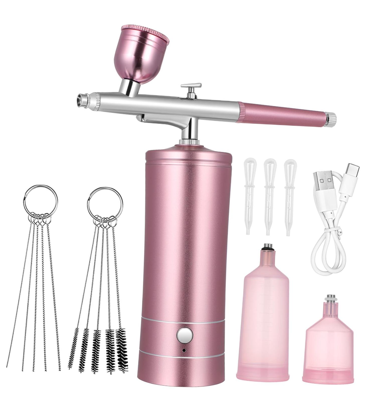 Gogogmee 1 Set Airbrush Paint Kit Manicure Kit Airbrush Makeup Nail Charging Cable Cake Aluminum Alloy - Buy Online on SooperMarket.com