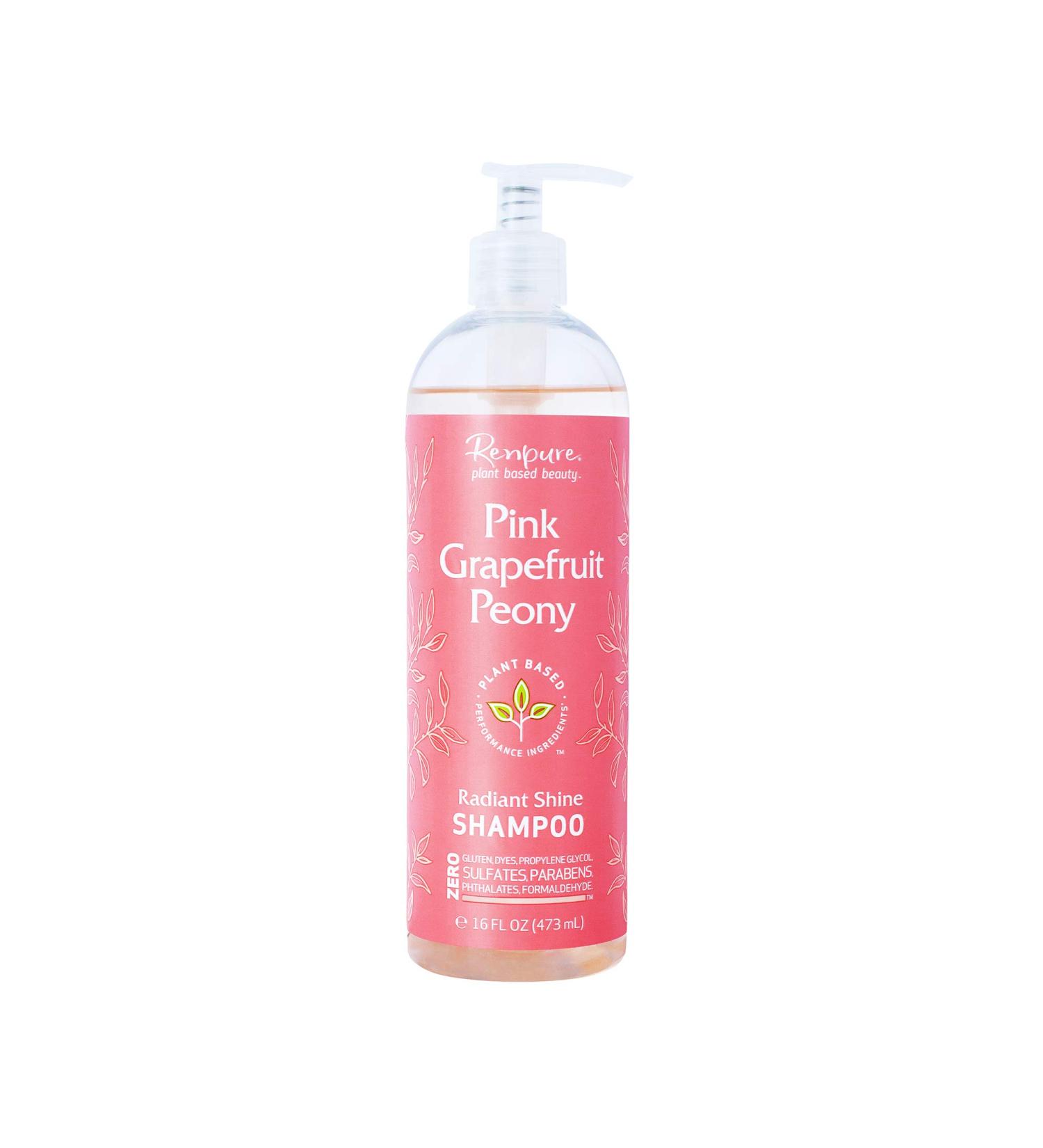 Renpure Plant-Based Pink Grapefruit Peony Shampoo - 16 Fl Oz | Nourishing Hair Care - Buy Online on SooperMarket.com