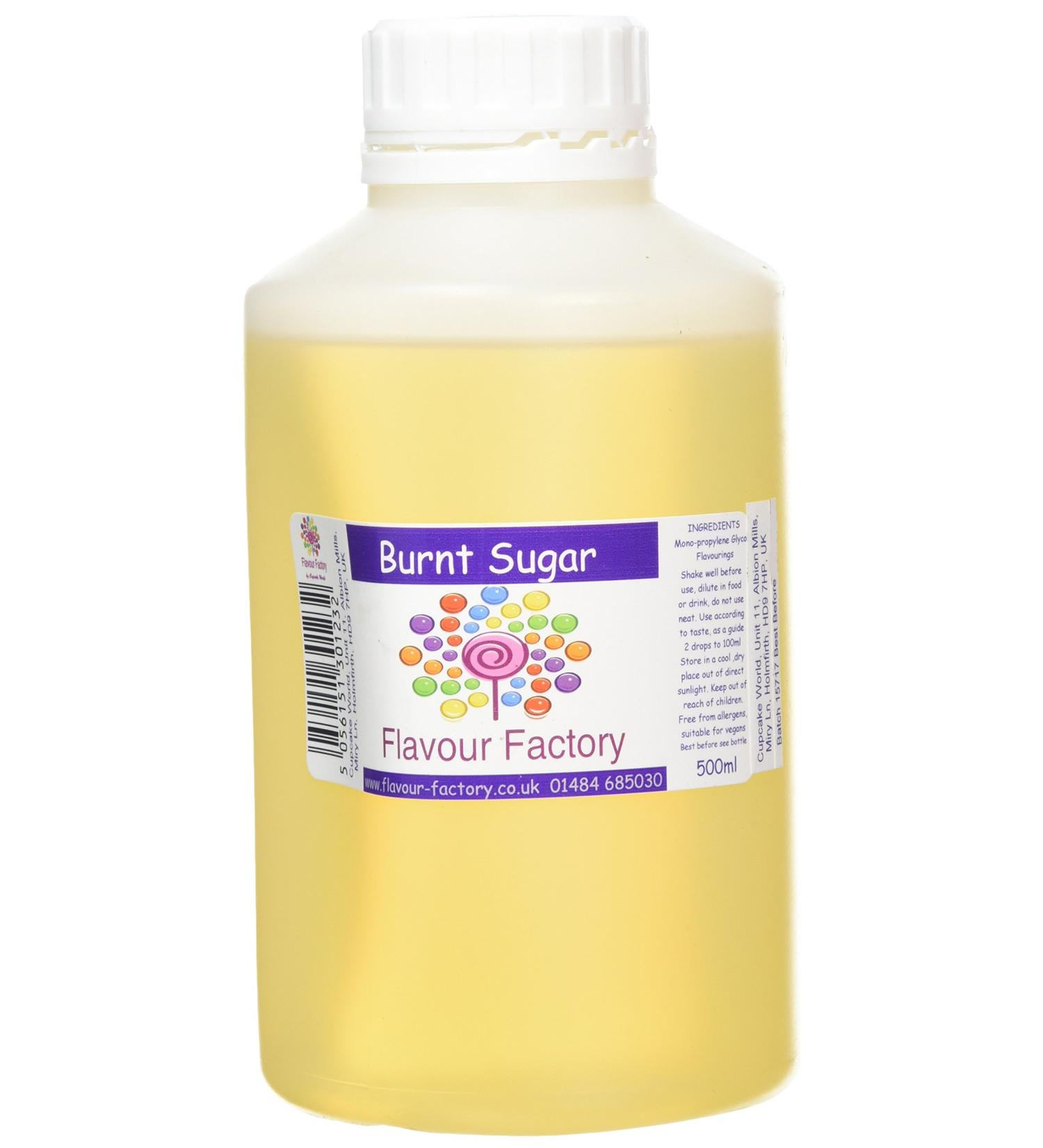 Flavour Factory Intense Food Flavouring Burnt Sugar 500ml Fudge - Buy Online on SooperMarket.com