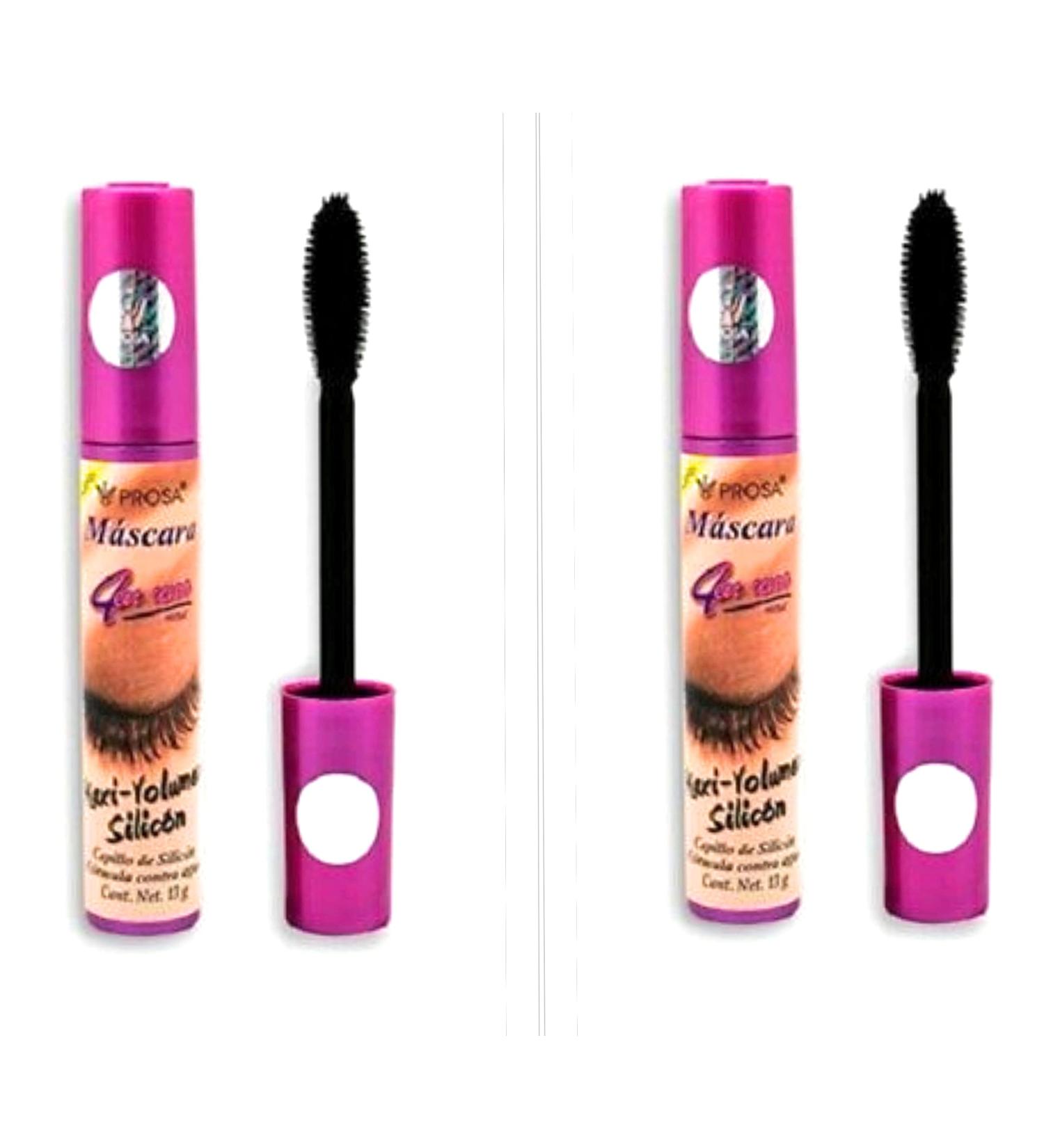 PROSA Eyelash Mascara Silicon Maxi-Volumen 4 en 1 - Ultimate Volume and Definition - Buy Online on SooperMarket.com