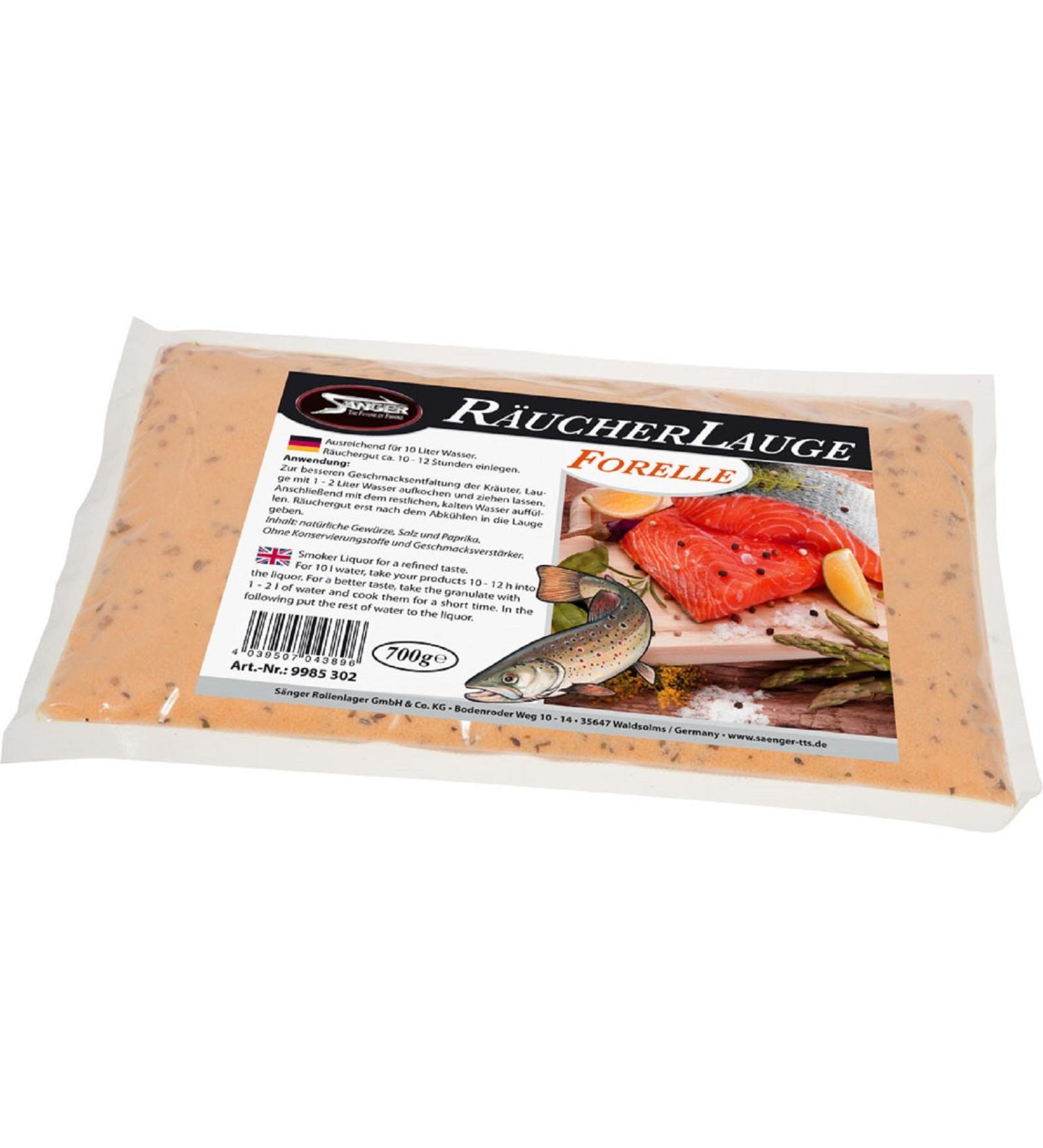 Smoke brine - TROUT - Quantity: 700g from S NGER