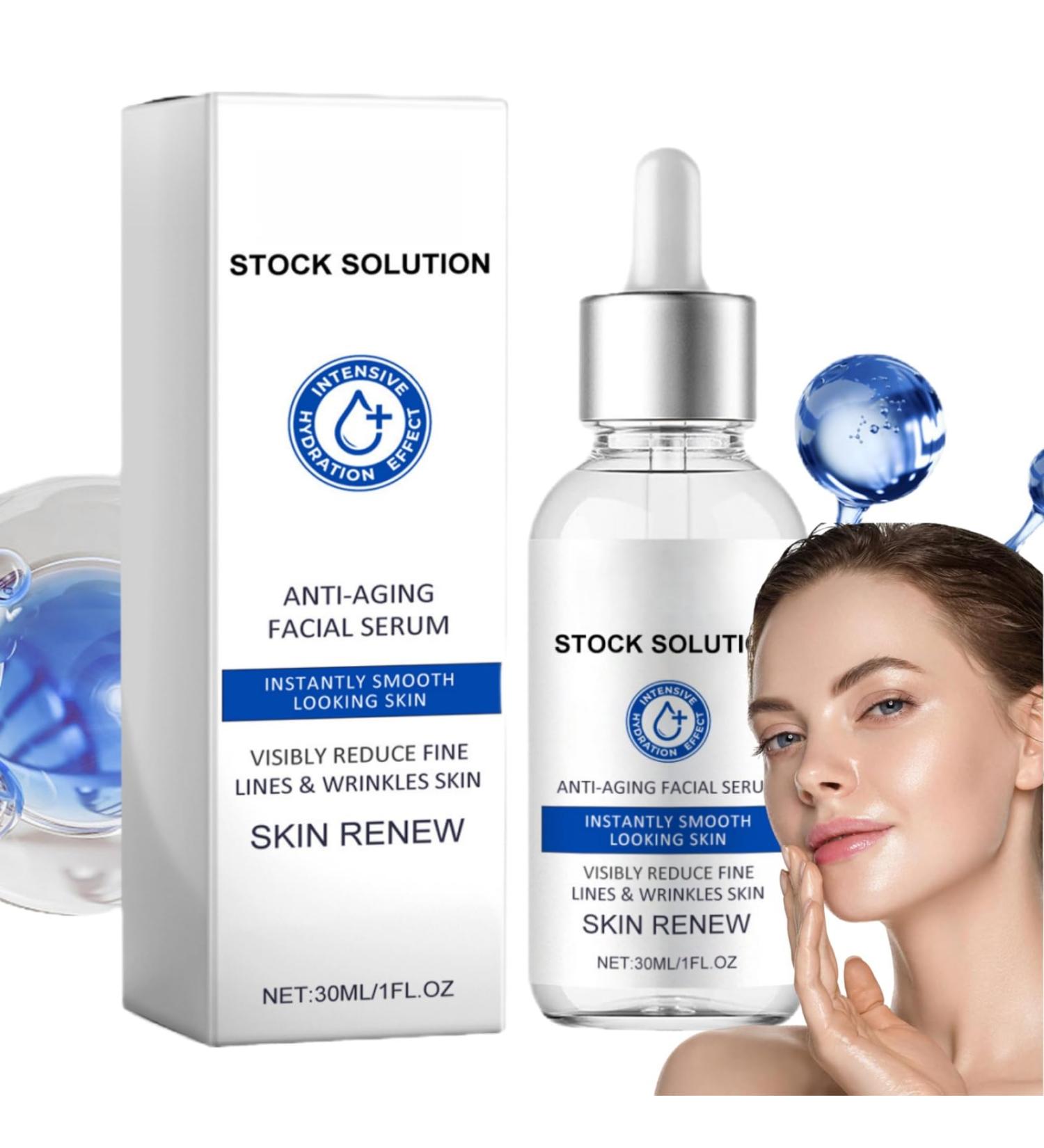 Serum Instant Effect Face Face Serum Plumping Skin Hydrating Serum Instant Face Tightening Facial Essence Anti-Aging Serum Skin Lightening Serum Dark Eye Circle Wrinkle Remover - Buy Online on SooperMarket.com