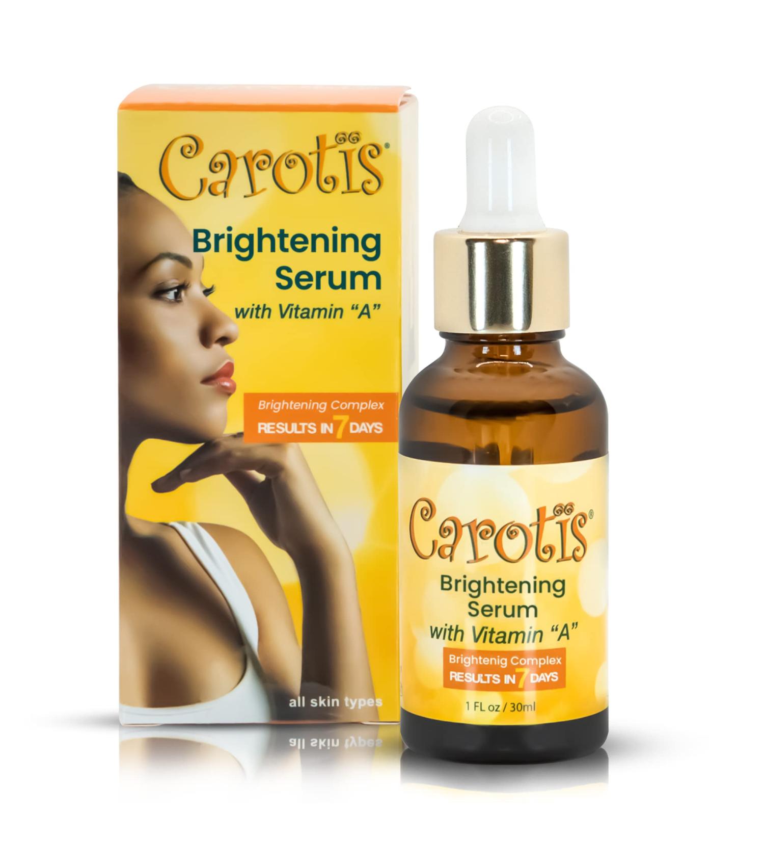 CAROT S Skin Brightening Serum - 1 fl oz | Dark Circles, Wrinkles & Spots Remover with Carrot Oil & Vitamin A - Buy Online on SooperMarket.com