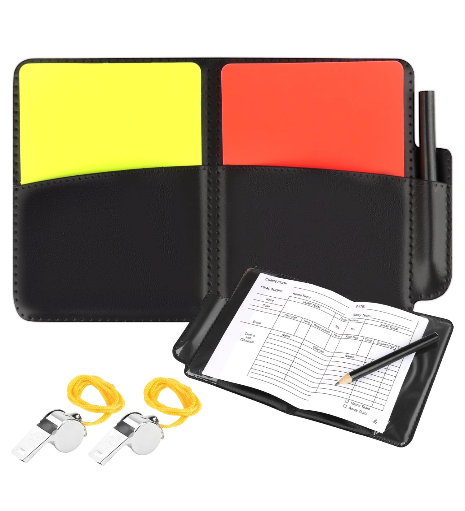 Buy Football Referee Set | Cards Whistles & Accessories for School Sports - Buy Online on SooperMarket.com