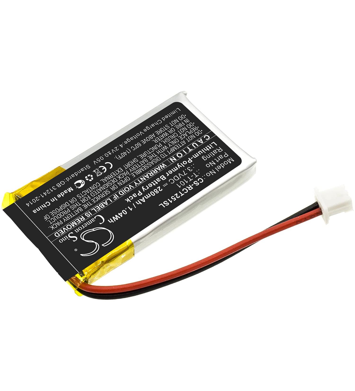 Buy PRUVA Battery Compatible with RCA Models 25065 25111 25211 25270 - T-T101 280mAh | International Shipping Available - Buy Online on SooperMarket.com