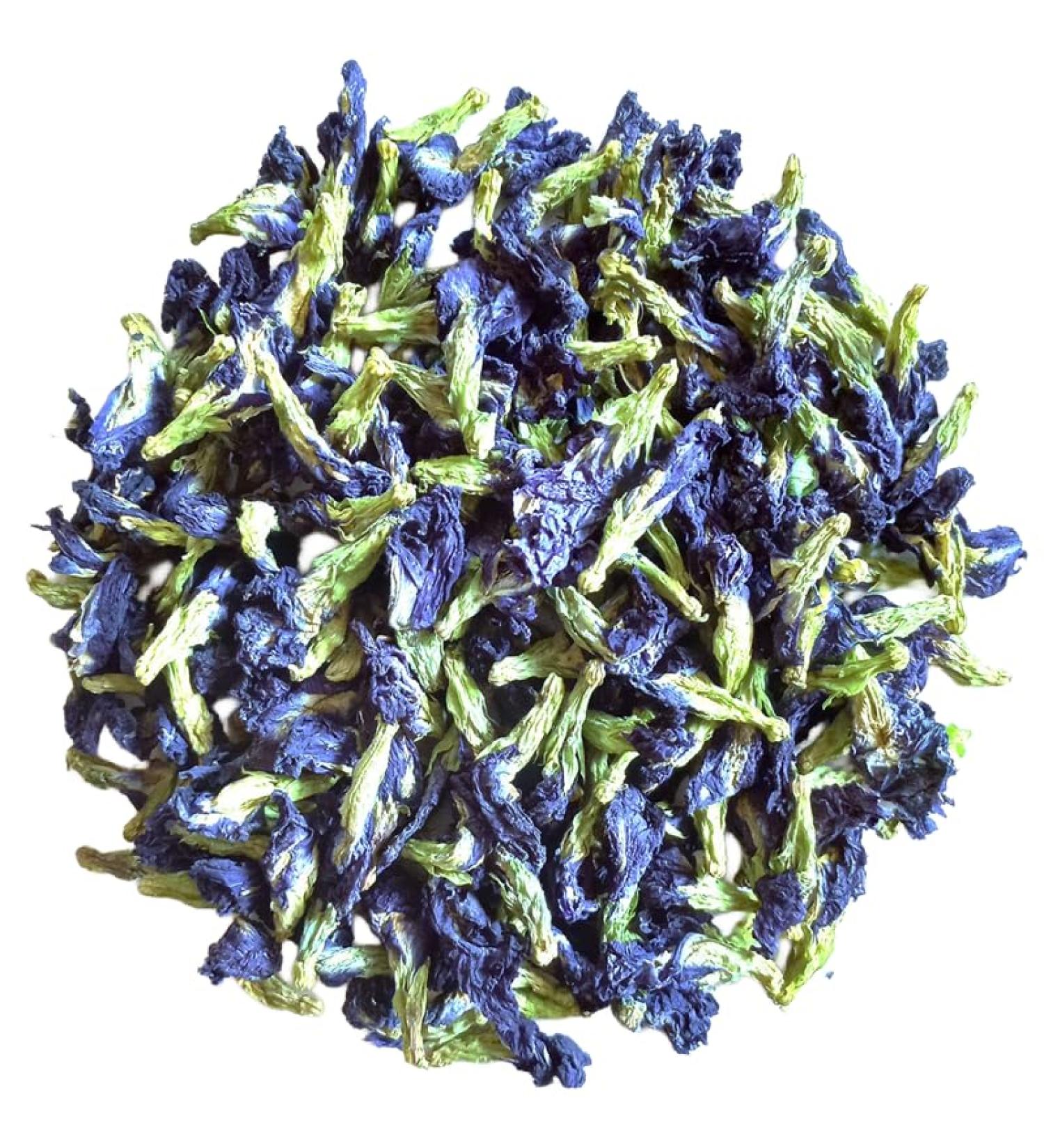 Ceylon Cinnamons Pure & Natural Butterfly Loose Flower 50g Loose Blue Matcha Caffeine-Free Flower Tea Sparkle your smoothies baking cuisines - Buy Online on SooperMarket.com