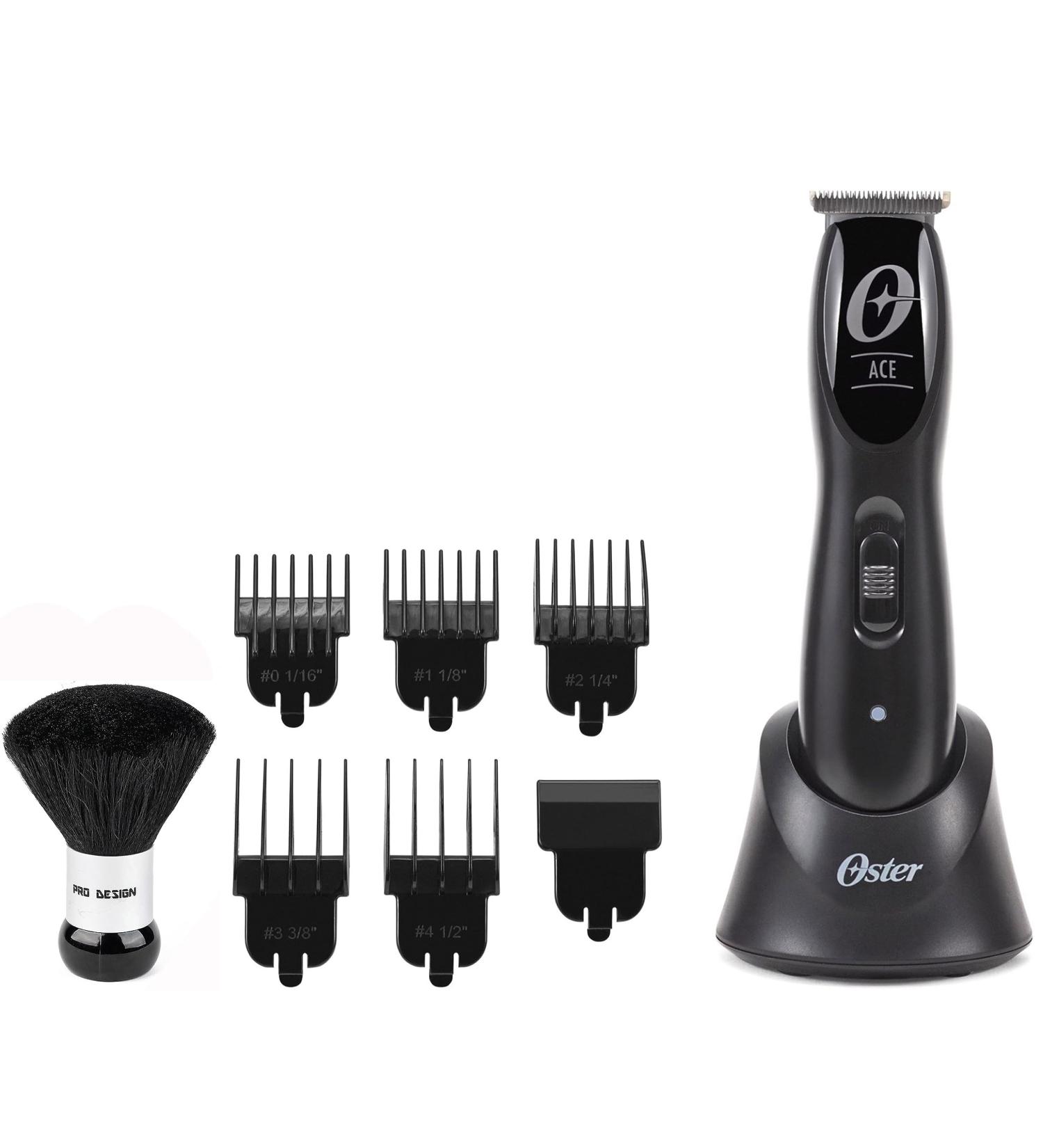 Oster Cordless Ace T Blade Clipper Finisher with Neck Brush - Precision Hair Cutting Tool | International Shipping Available - Buy Online on SooperMarket.com
