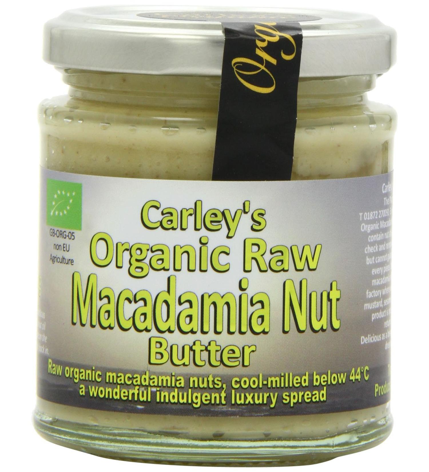 Carley's Organic Raw Macadamia Nut Butter 170g - Buy Online on SooperMarket.com
