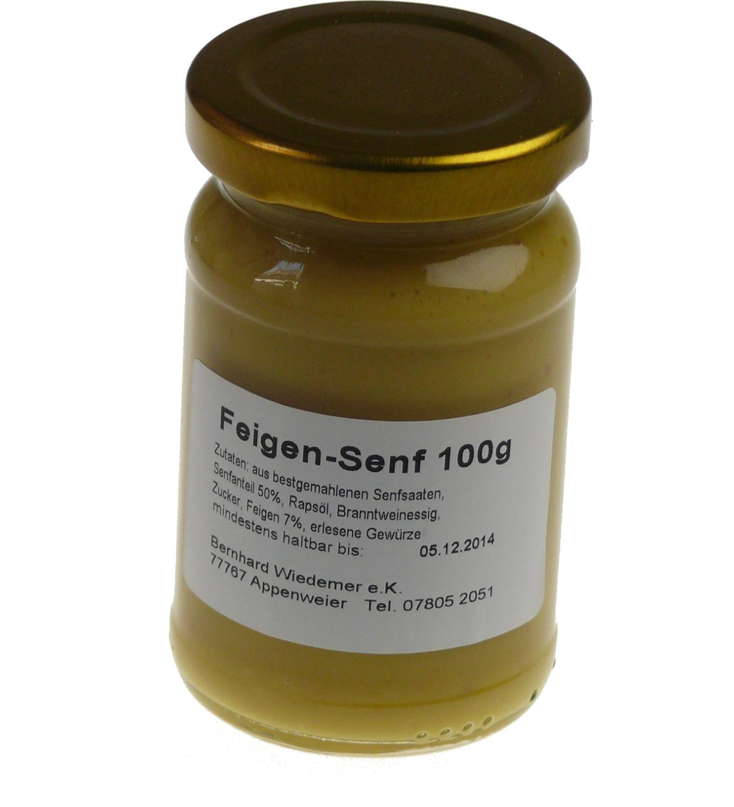 Wiedemer Gourmet Fig Mustard 100g Fig Mustard