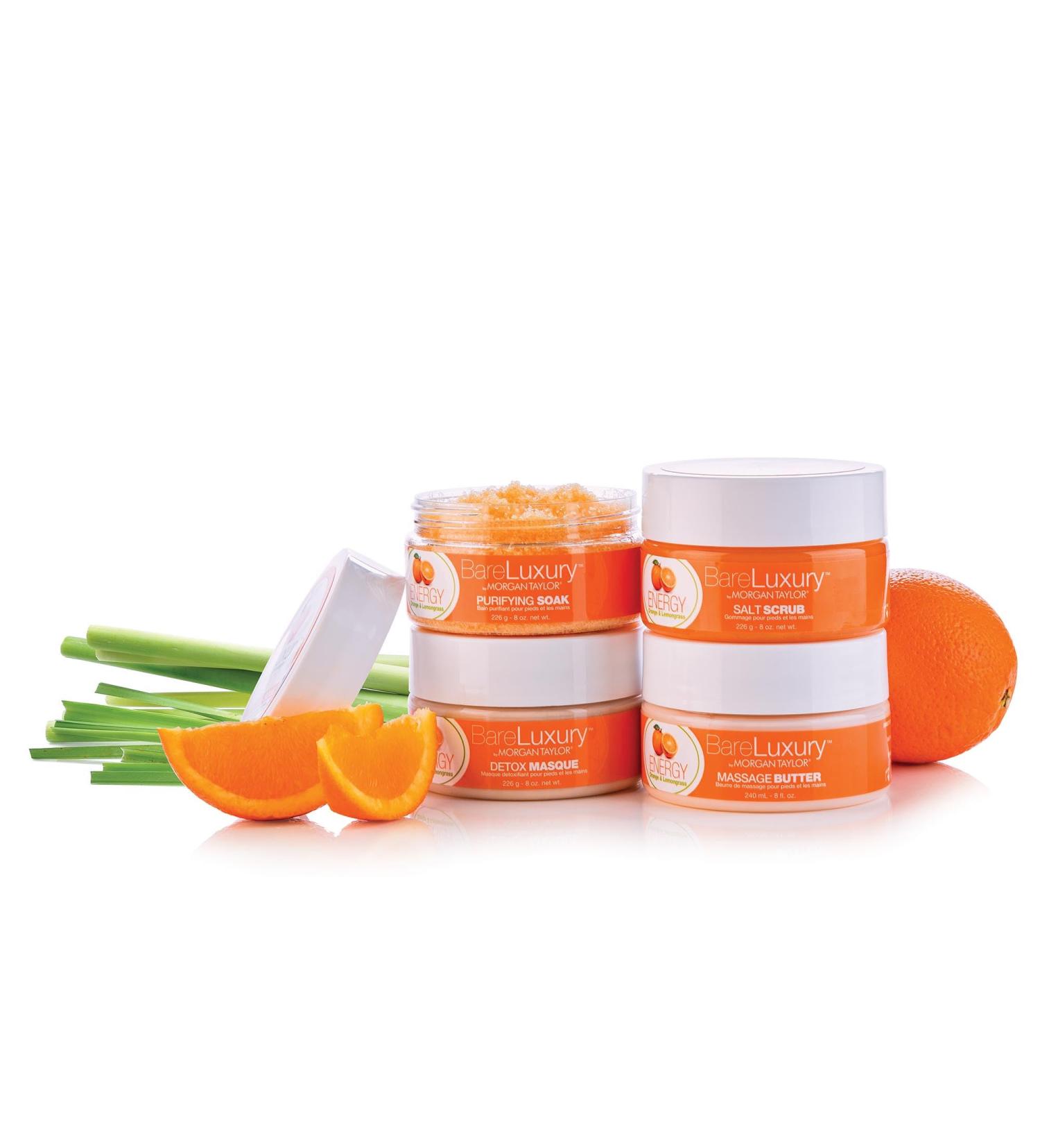 Morgan Taylor - BareLuxury - PRO KIT - Pedicure/Manicure - Orange & Lemongrass - Energy