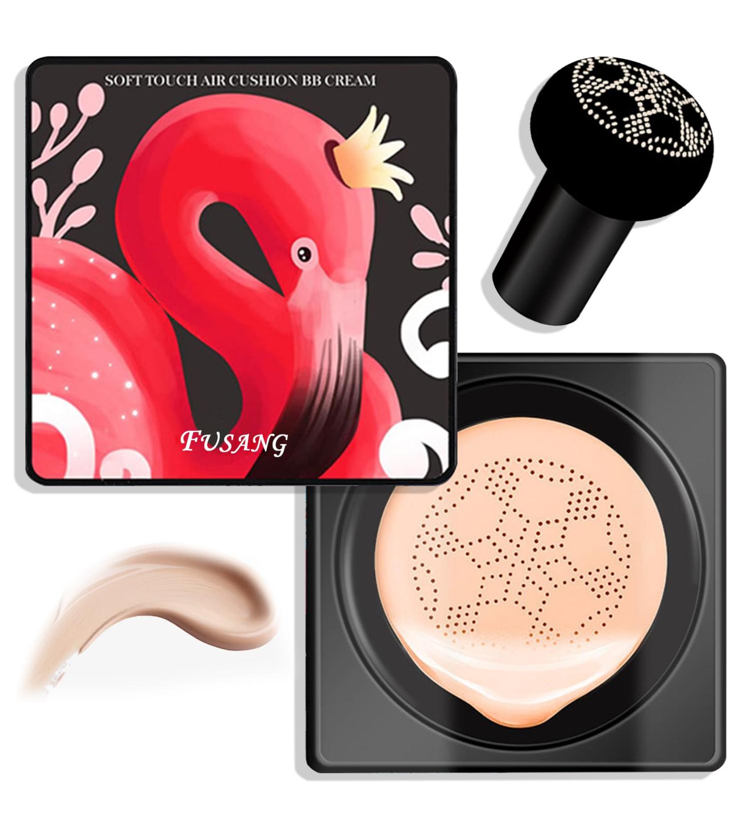 Mushroom Head Air Cushion CC Cream Foundation Moisturizing BB Cream Foundation Makeup Long Lasting CC Cream Liquid Foundation Matte Concealer Foundation Suitable for All Skin Types(Natural) Natural B - Buy Online on SooperMarket.com