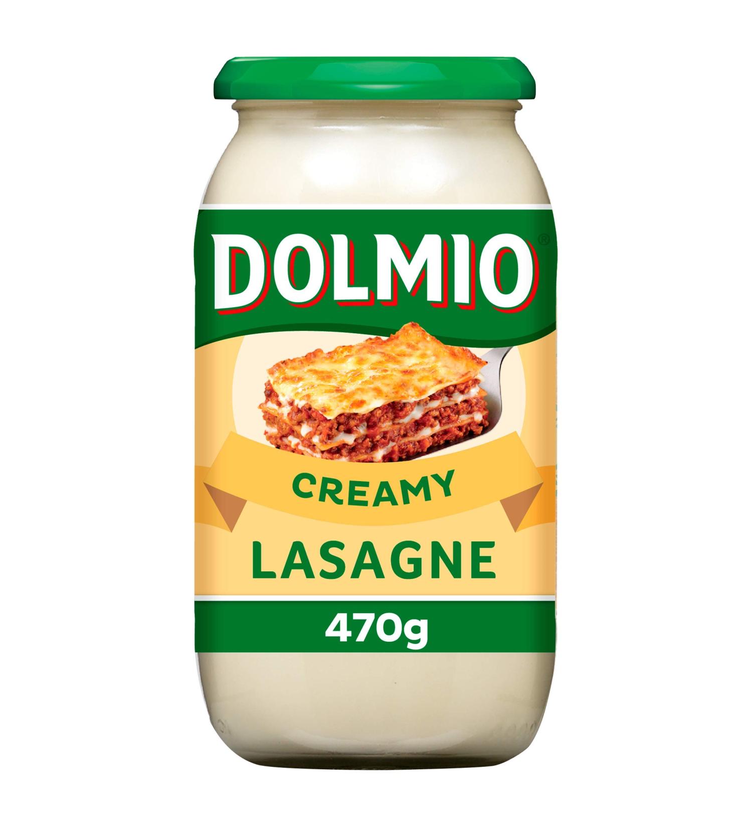 Dolmio Creamy Lasagne Pasta Sauce 470 g - Serves 5 Creamy 470 g (Pack of 1)
