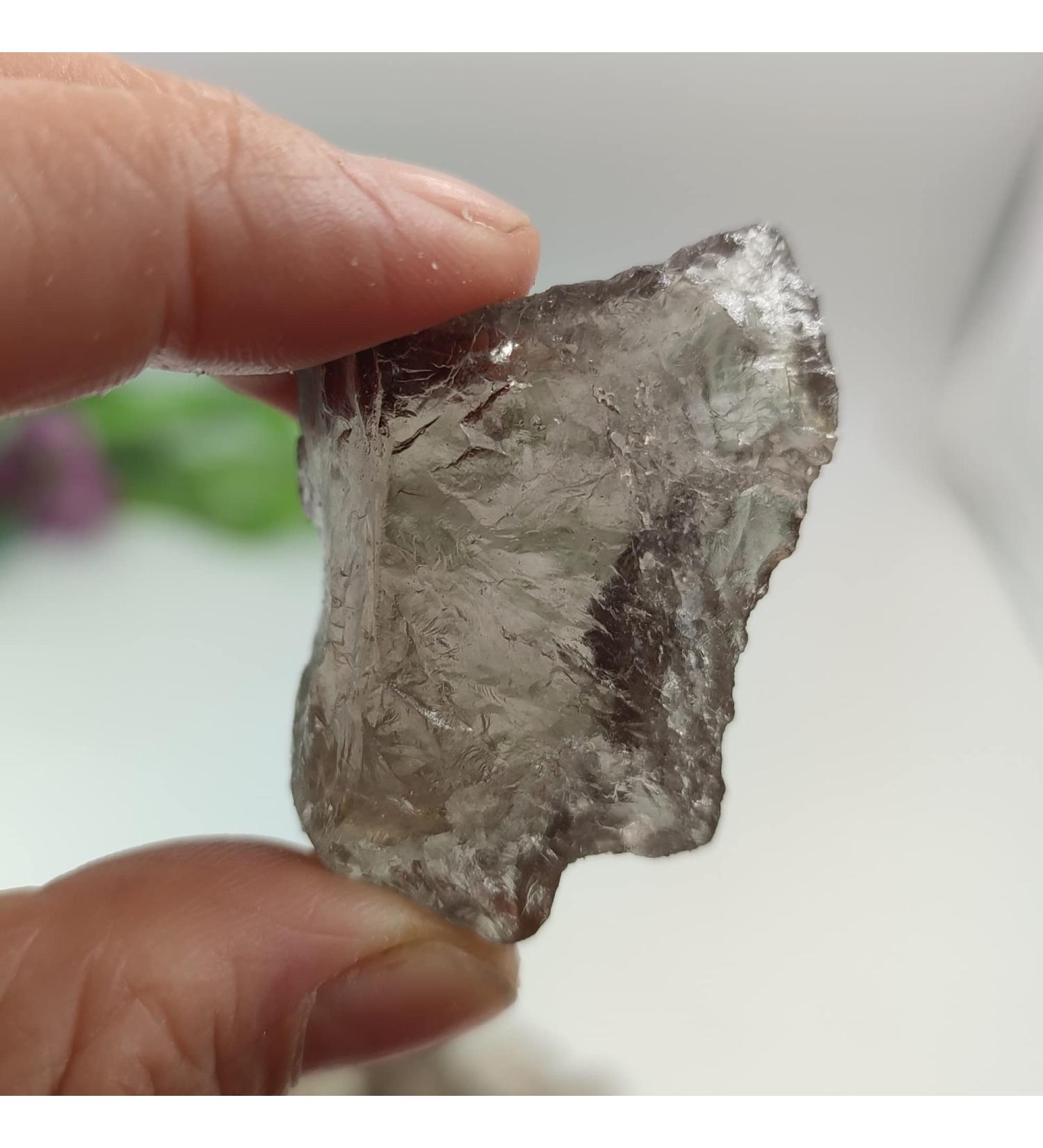 1pc Natural Smoky Raw Rough Stone Quartz Crystal Specimen Reiki Home Decoration Real Crystals kaixun - Buy Online on SooperMarket.com