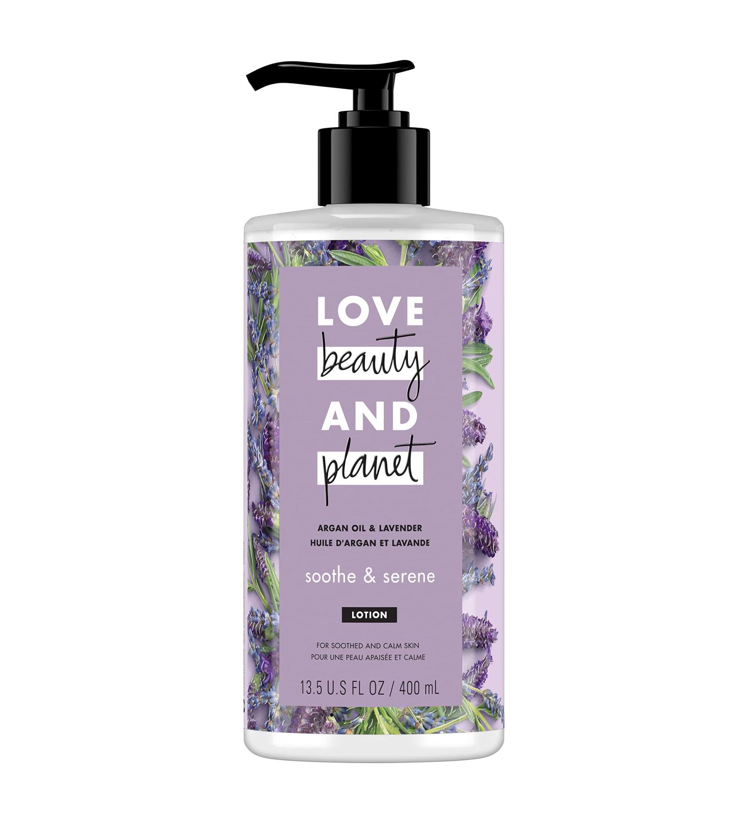 Love Beauty and Planet Soothe & Serene Body Lotion - Argan Oil & Lavender 13.5 fl oz - Buy Online on SooperMarket.com