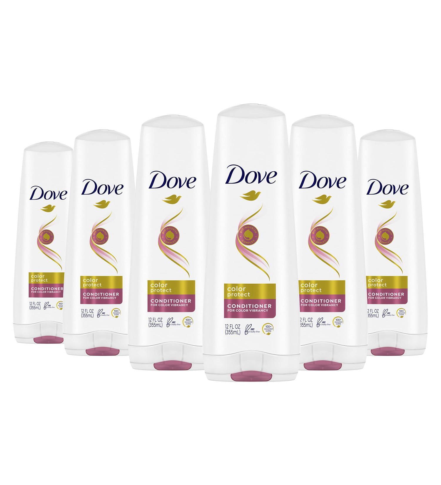 Dove Color Care Hair Conditioner for Color Treated Hair 12 oz - Pack of 6 | Nutritive Solutions, Long Lasting Color Vibrancy - Buy Online on SooperMarket.com