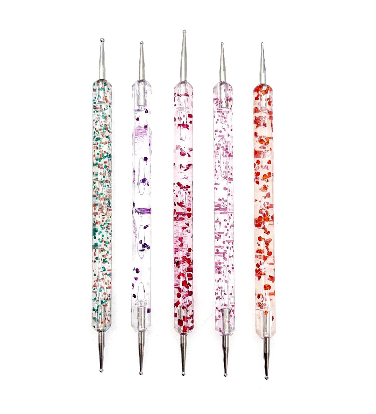 JZK 5pcs Gel Nail Dotting Pen Set - Double-Ended Nail Dotter for Nail Art Design & Painting - Buy Online on SooperMarket.com