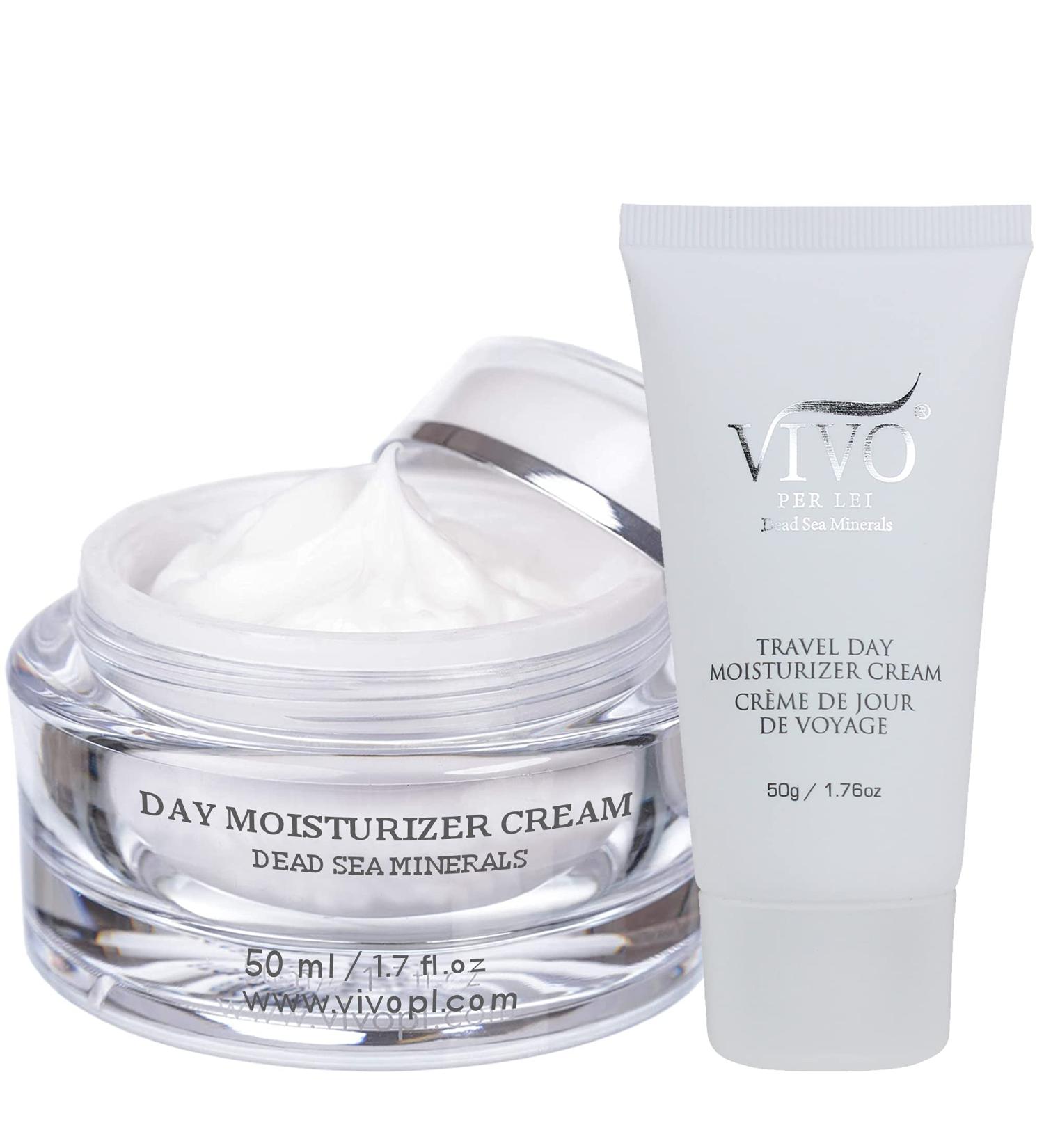 Vivo Per Lei Day Cream - Dead Sea Face Cream for Dry Skin - Moisturizing with Shea Butter - 3.4 Fl. Oz - Buy Online on SooperMarket.com