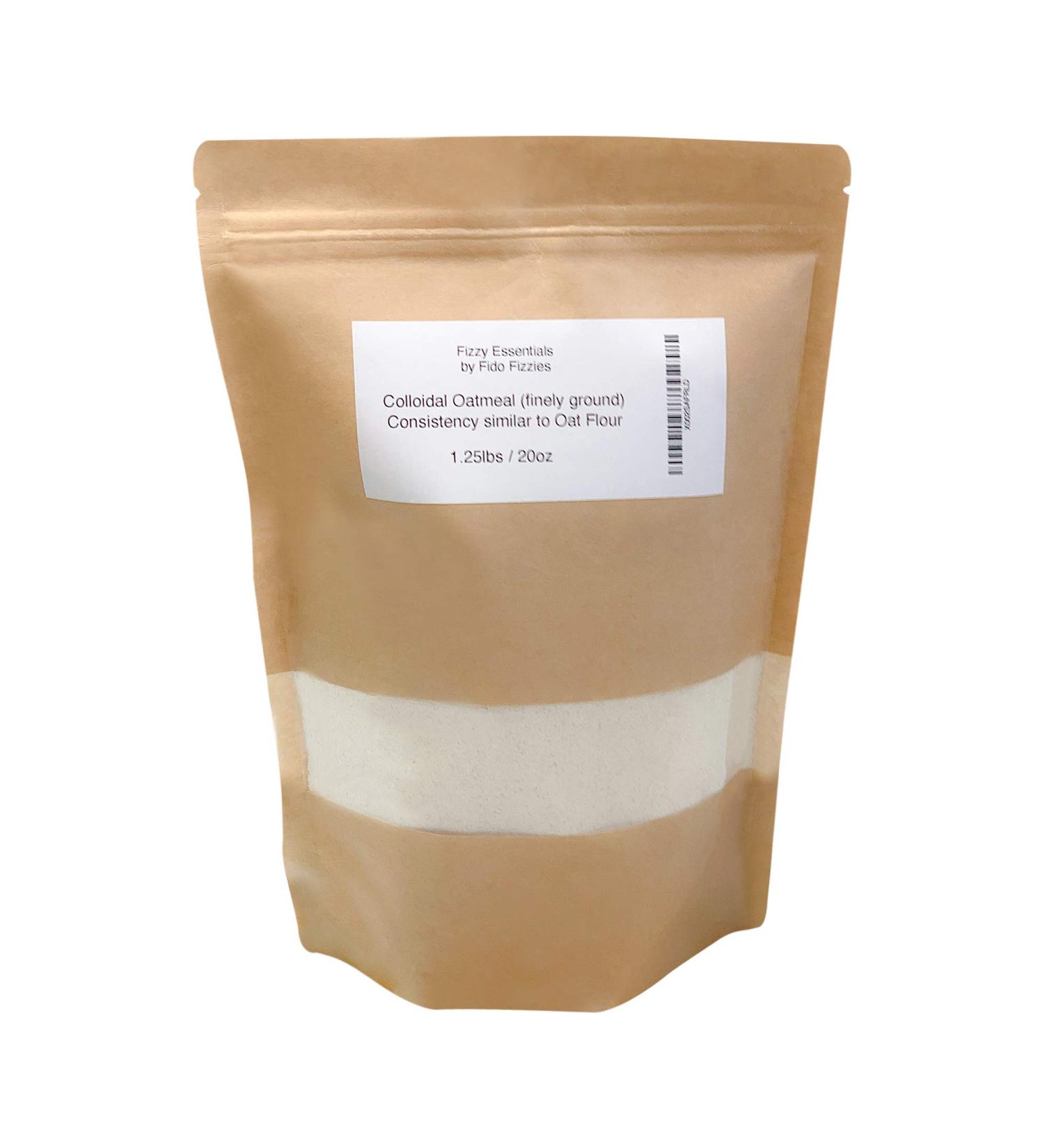 Fizzy Essentials Colloidal Oatmeal - Finely Ground, Oat Flour Consistency - Buy Online on SooperMarket.com