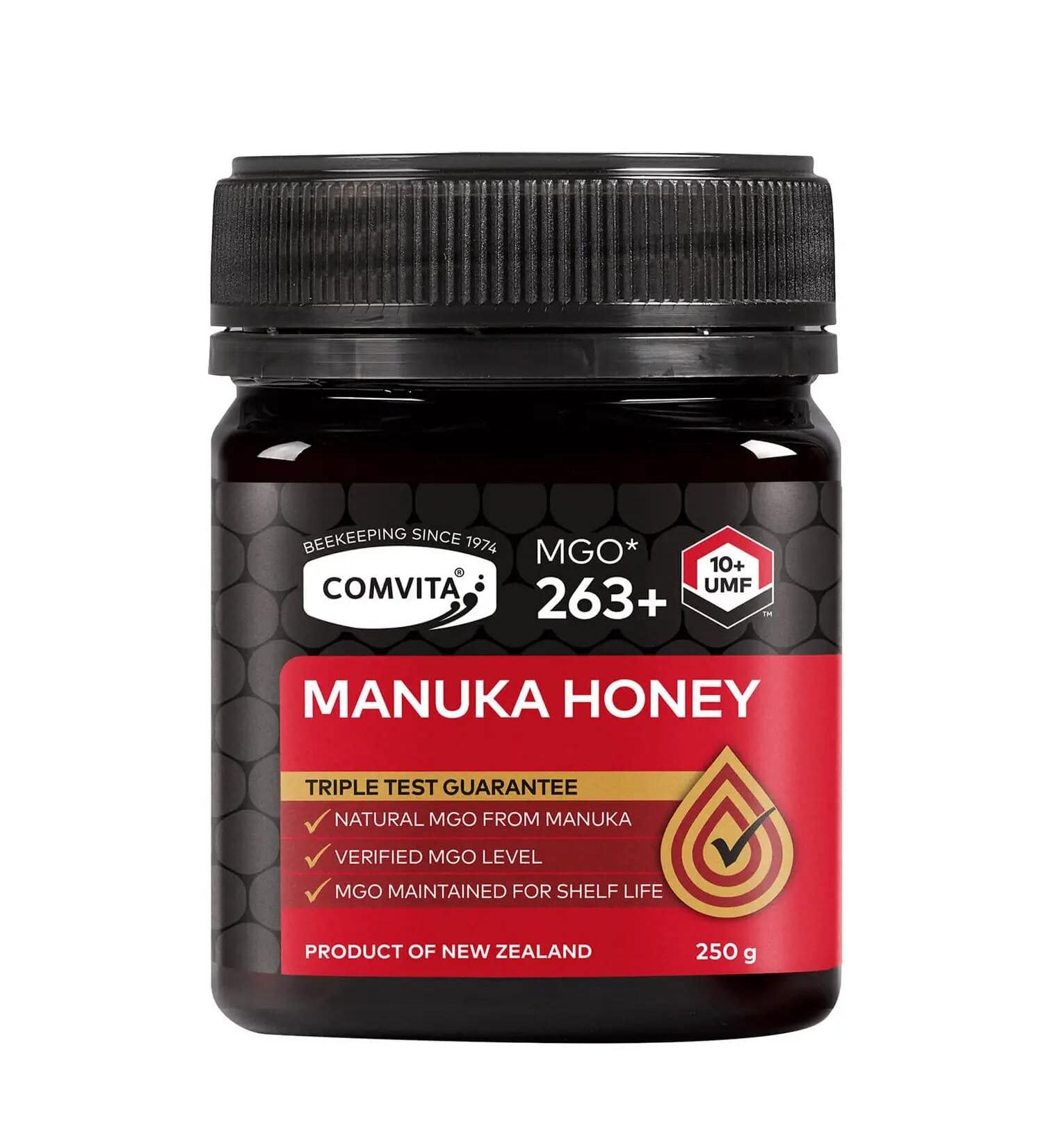 Comvita Unpasteurised Manuka Honey from New Zealand (UMF 10+ MGO 263+) - 250g - Buy Online on SooperMarket.com