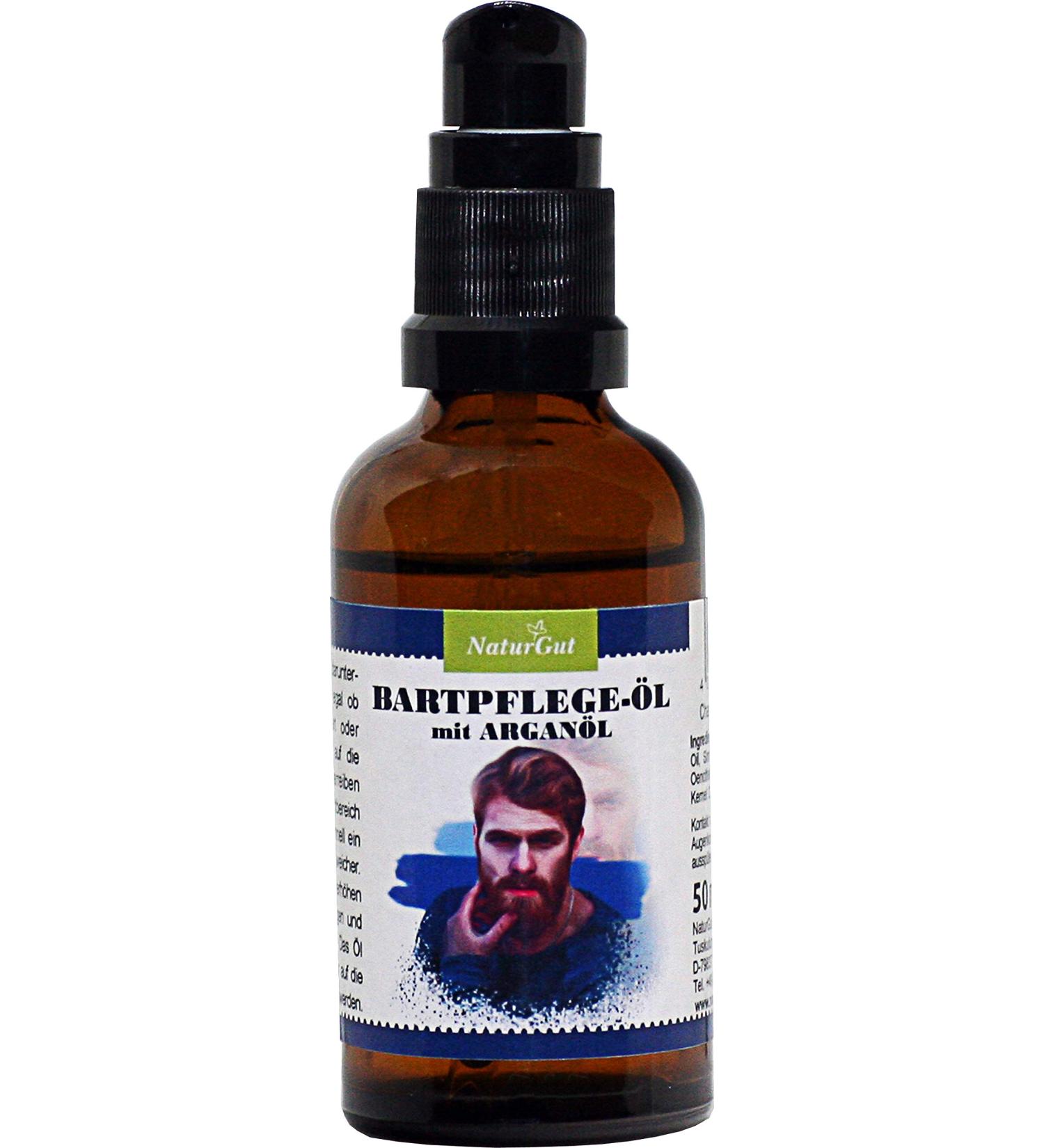 Premium Beard Care Oil with Argan Oil - Cedarwood & OakTree Fragrance | 50ml for Beard & Facial Skin - Buy Online on SooperMarket.com