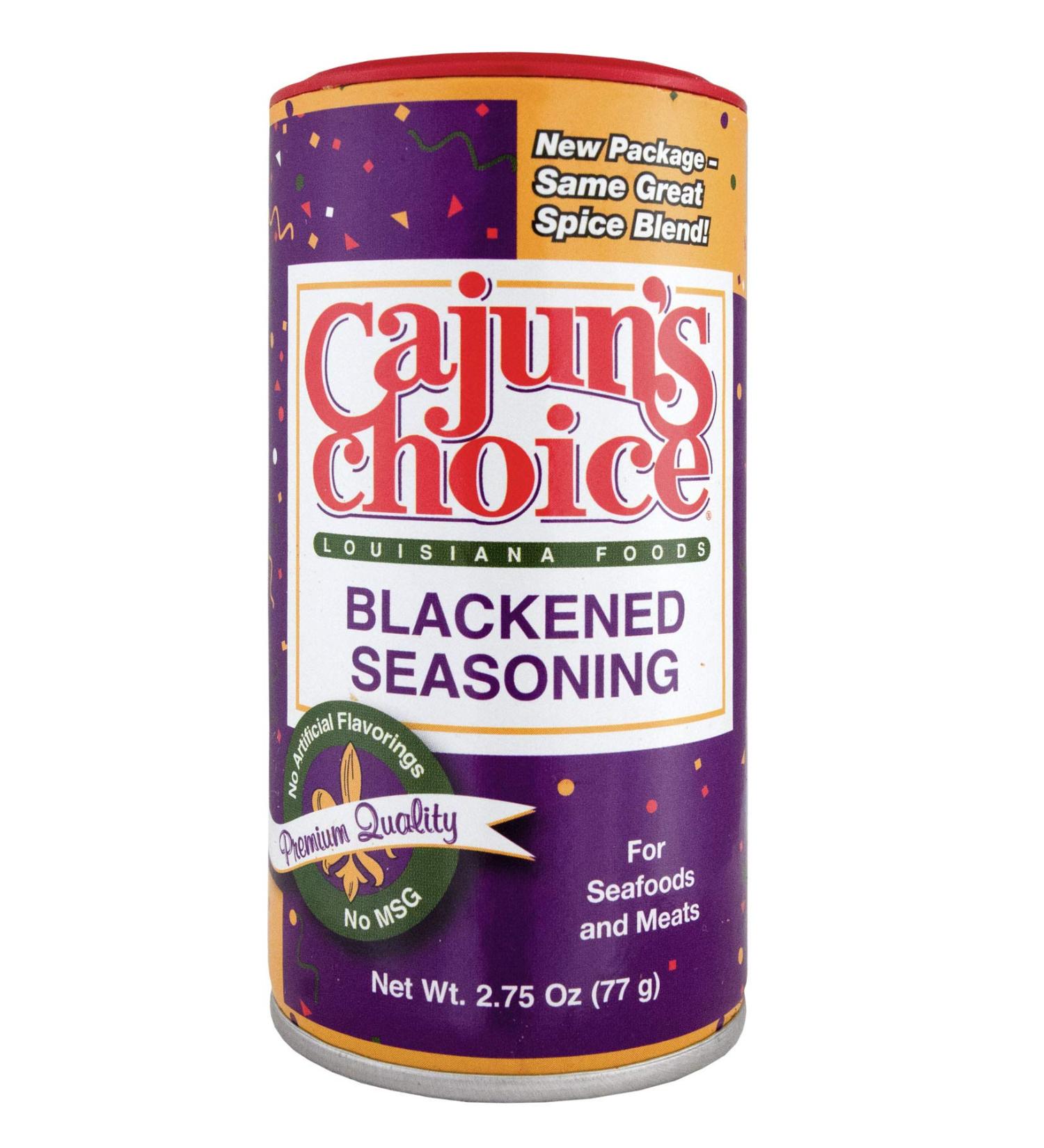Cajun Choice Blackened Seasoning - 2.75 oz (Pack of 12) | Authentic Cajun Flavor - Buy Online on SooperMarket.com