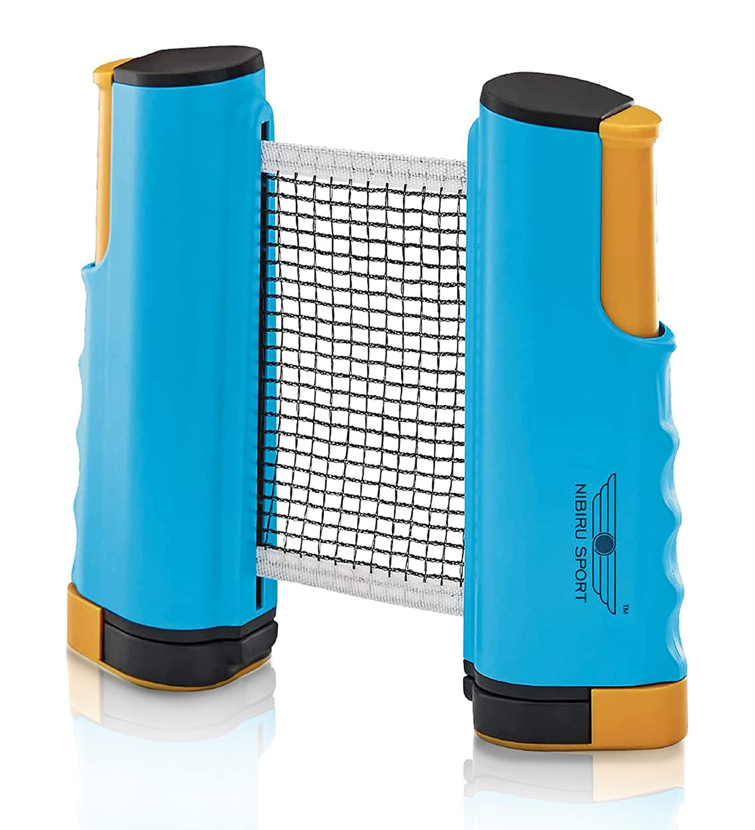 NIBIRU SPORT Ping Pong Paddles Set with Retractable Net & Storage Case - Professional Table Tennis Rackets & Balls - Game Table Accessories - Buy Online on SooperMarket.com