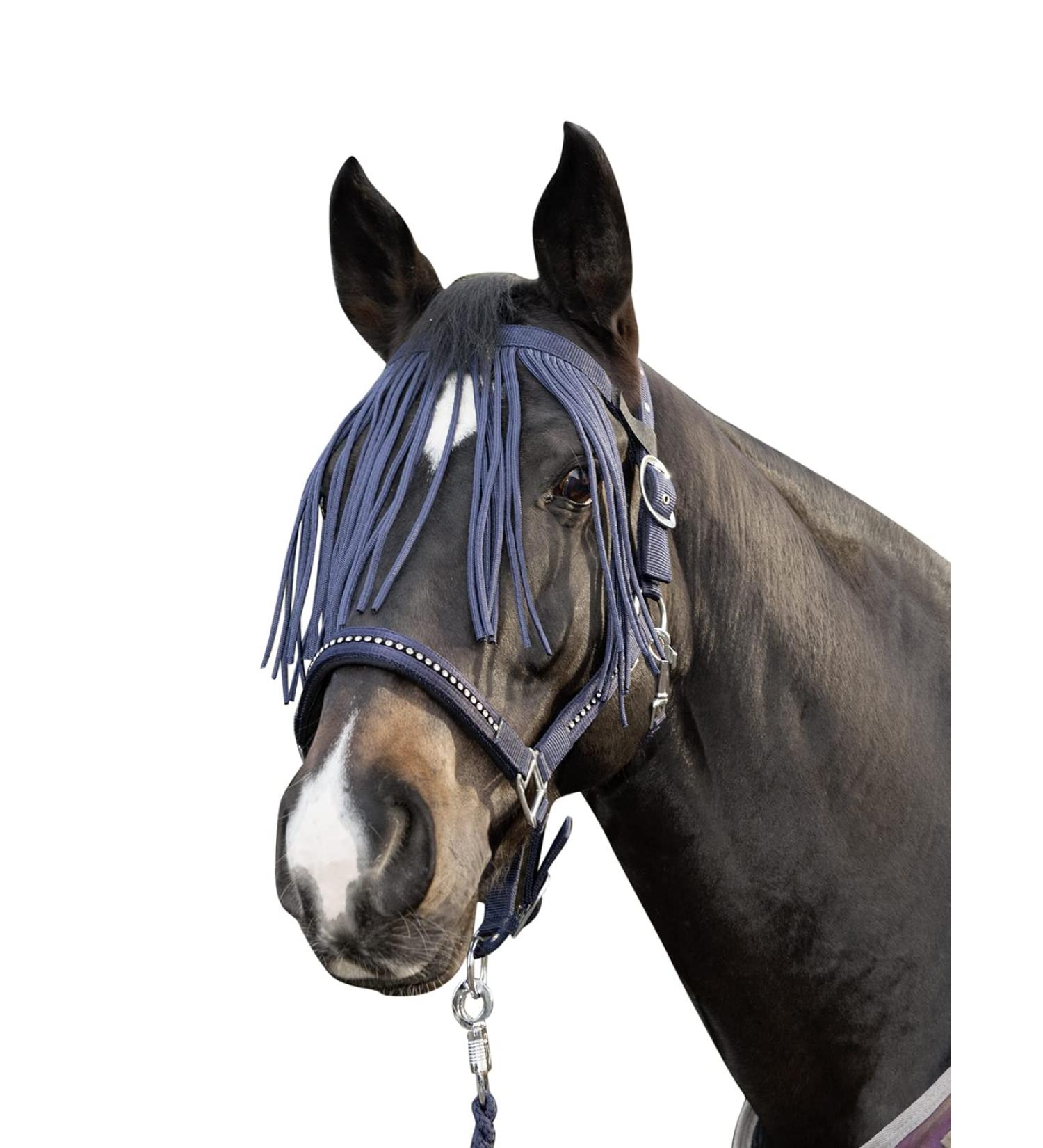 HKM 4057052397653 Anti-Fly-6900 Dark Blue Horses dark blue thoroughbred - Buy Online on SooperMarket.com