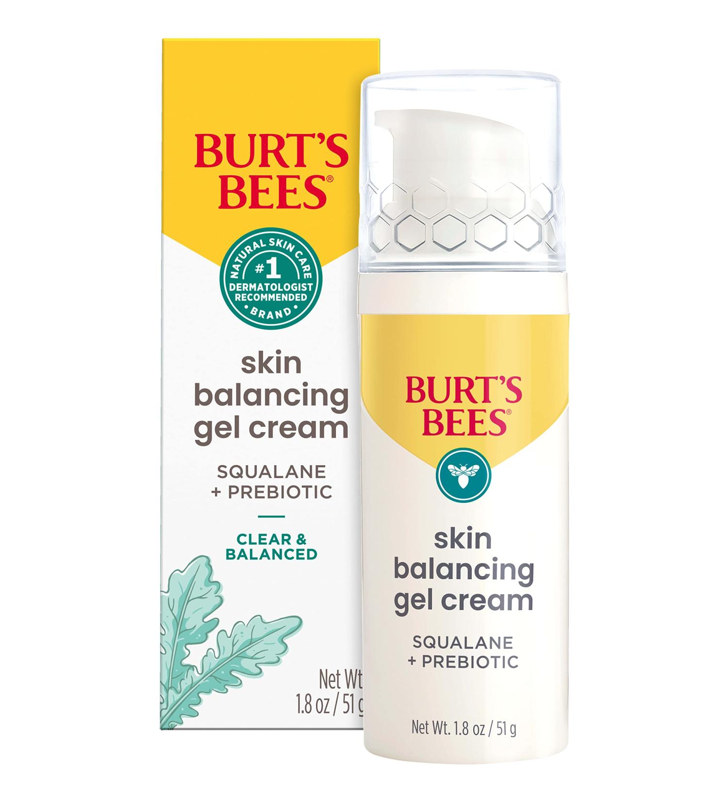 Burt's Bees Daily Gel Cream - Skin Balancing Face Moisturizer | Hydrating Prebiotic Formula for All Skin Types - 1.8 Oz - Buy Online on SooperMarket.com