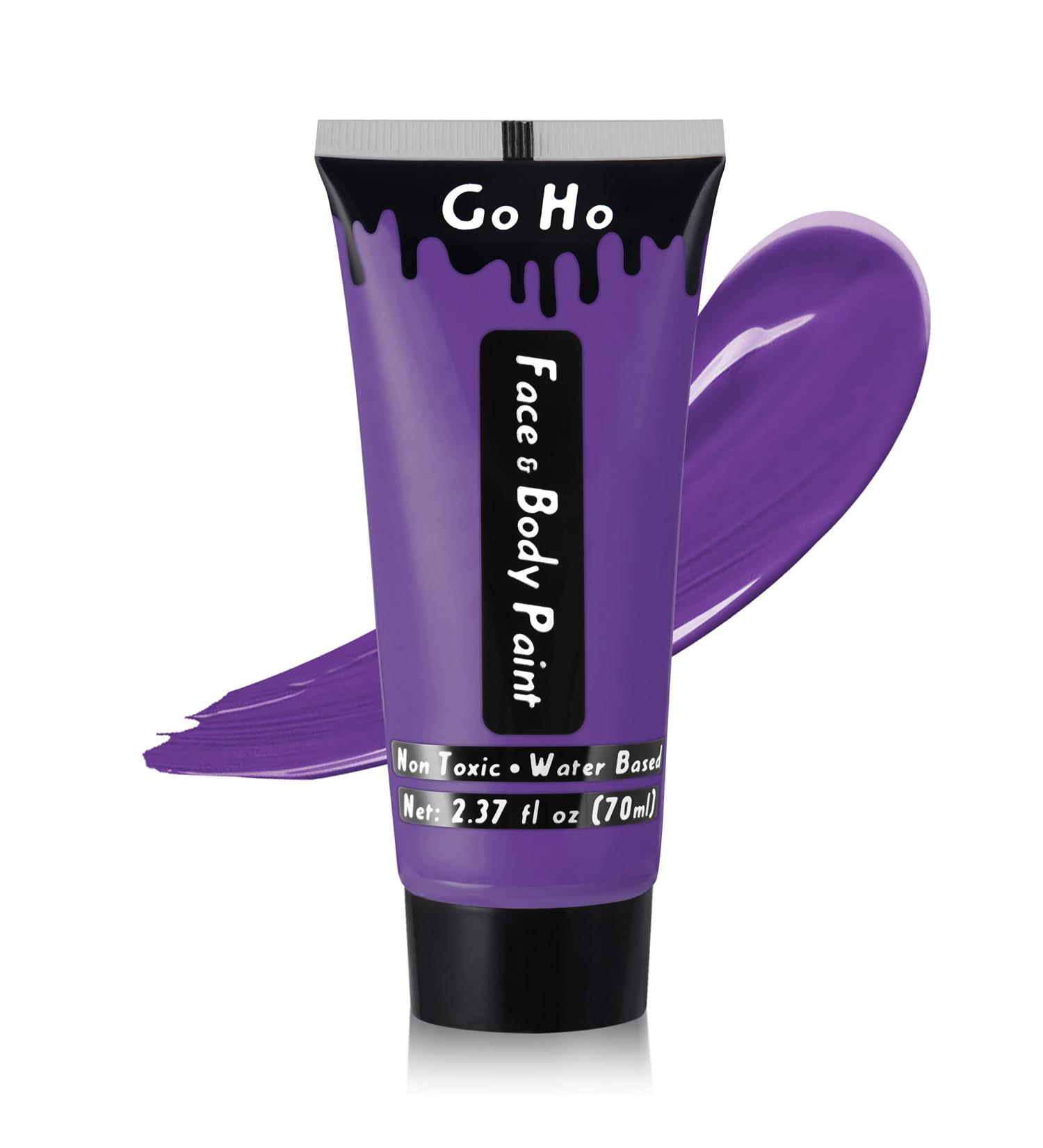 Go Ho Purple Cream Face Body Paint - 2.37oz Water Based Makeup Kit for Kids Party, SFX, Halloween & Cosplay - Buy Online on SooperMarket.com