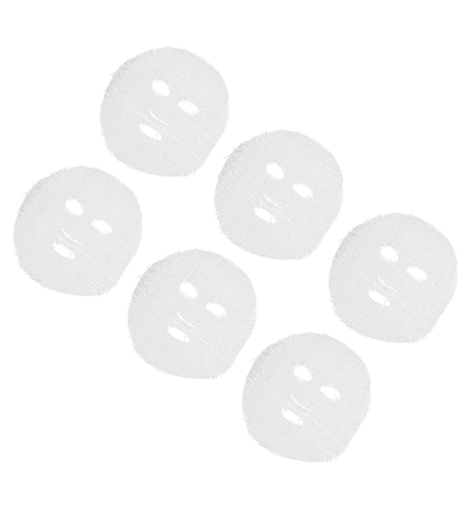 100pcs Precut Gauze Facial Mask Sheets - Disposable DIY Face Masks for Salons | Strong Water Absorption - Buy Online on SooperMarket.com