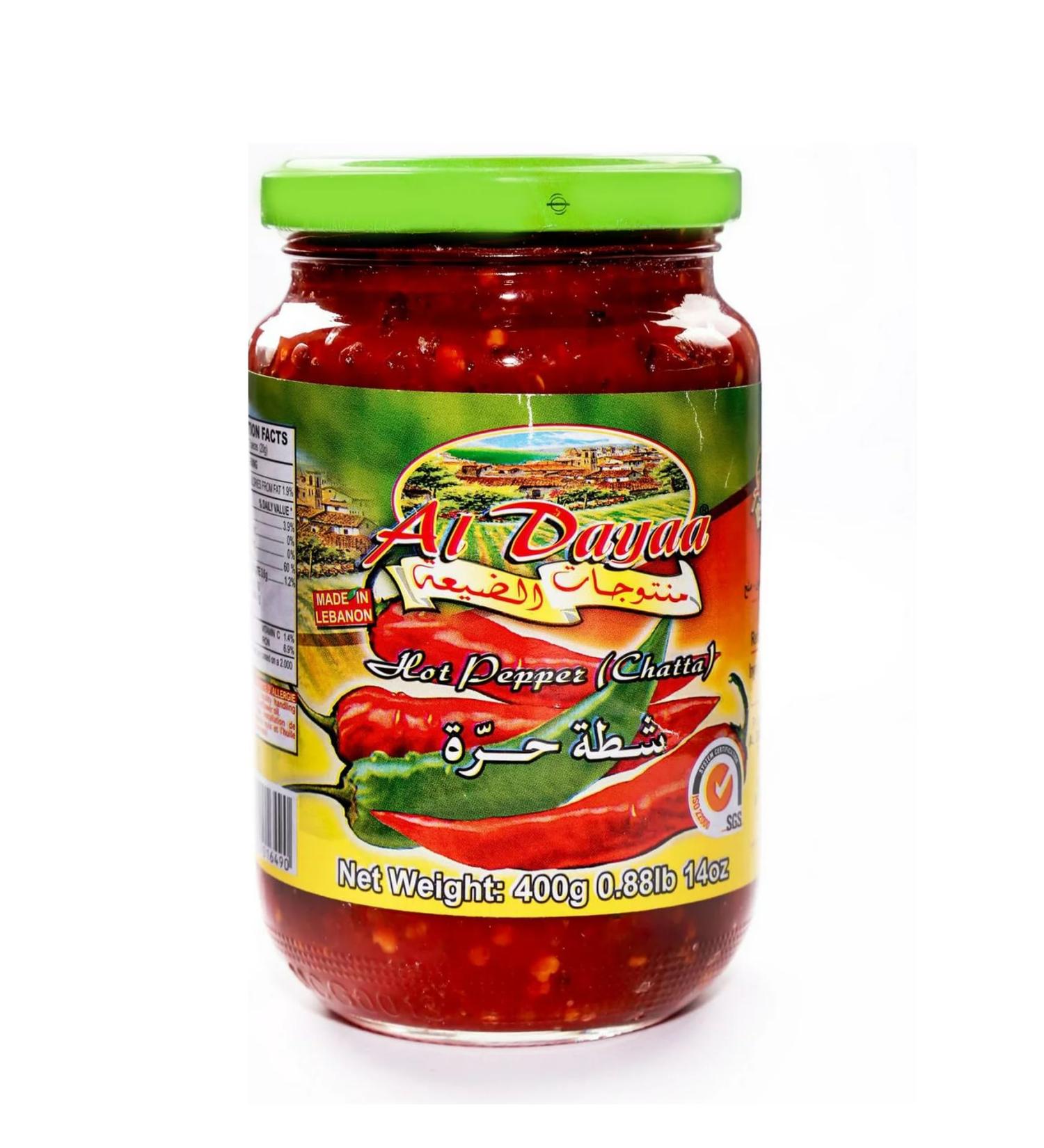 Lebanese Hot Pepper Paste Chatta Al Dayaa 400g