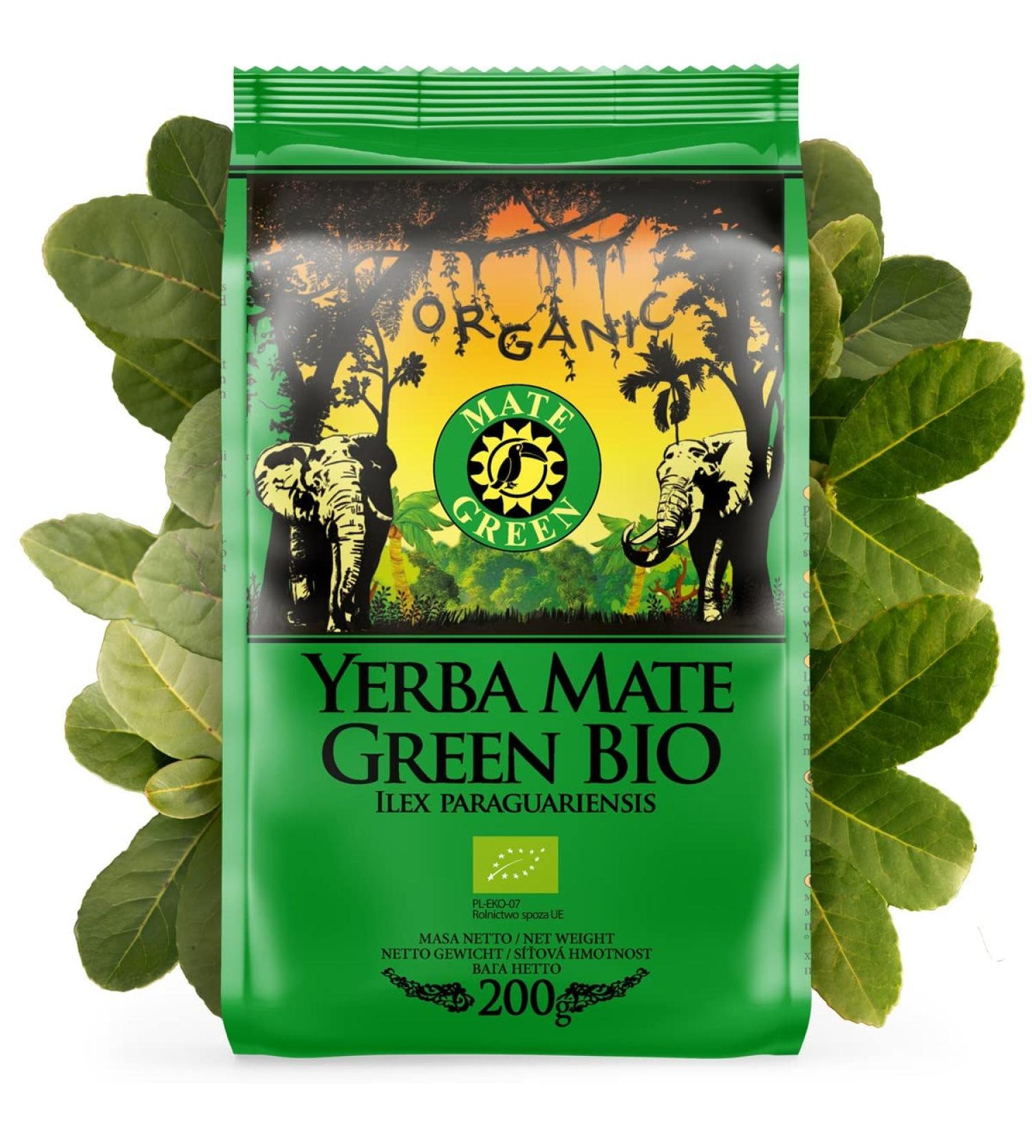 Buy Organic Mate Green Tea Bio | 200g Loose Leaf | 95% Large Leaves | Traditionally Harvested & Dried | Authentic Brazilian Yerba Mate from Rio Grande Do Sul - Buy Online on SooperMarket.com