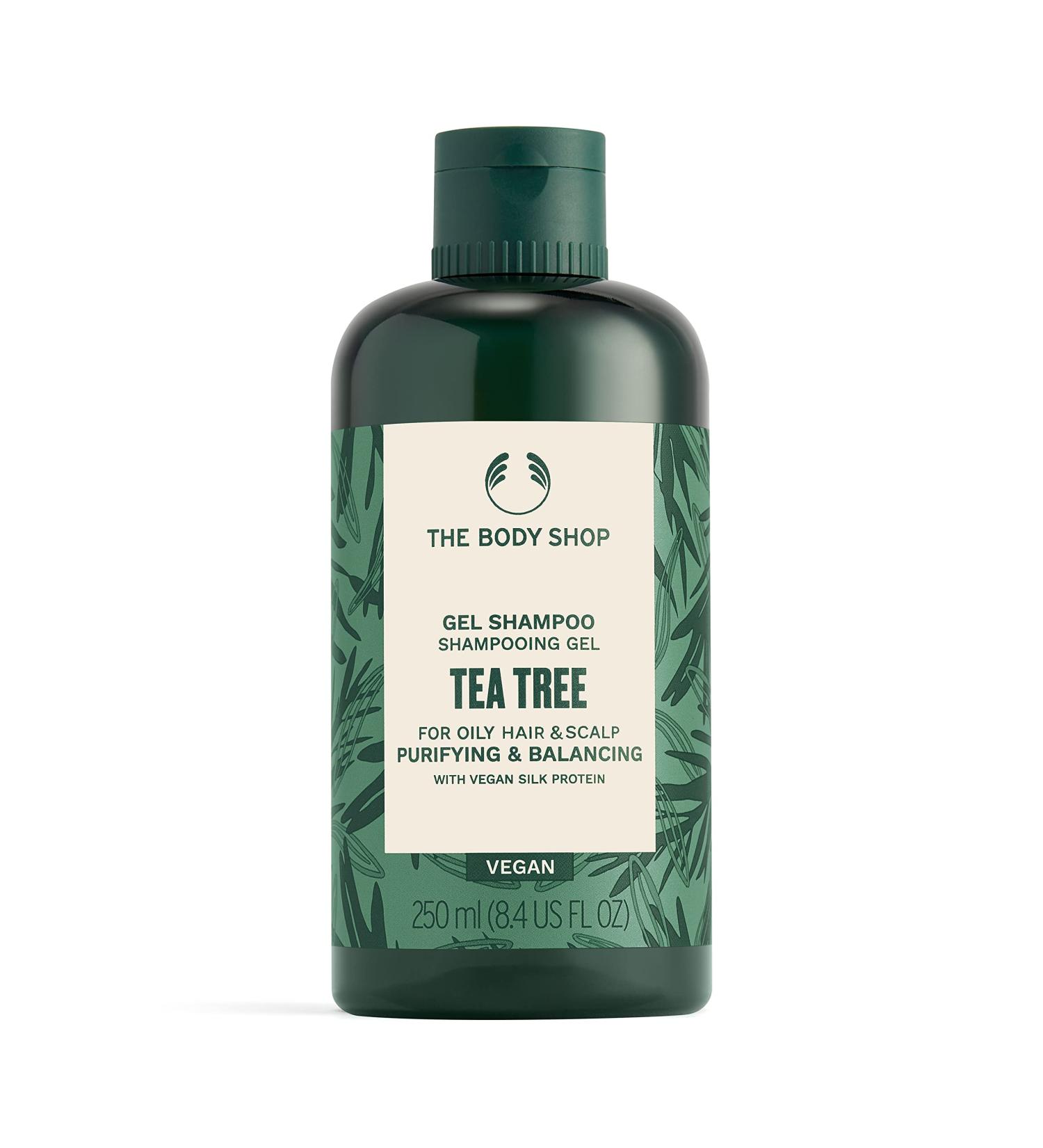 The Body Shop Tea Tree Purifying Shampoo 8.4 Fl Oz - Vegan Formula for Oily Hair & Scalp | Pack of 1 - Buy Online on SooperMarket.com
