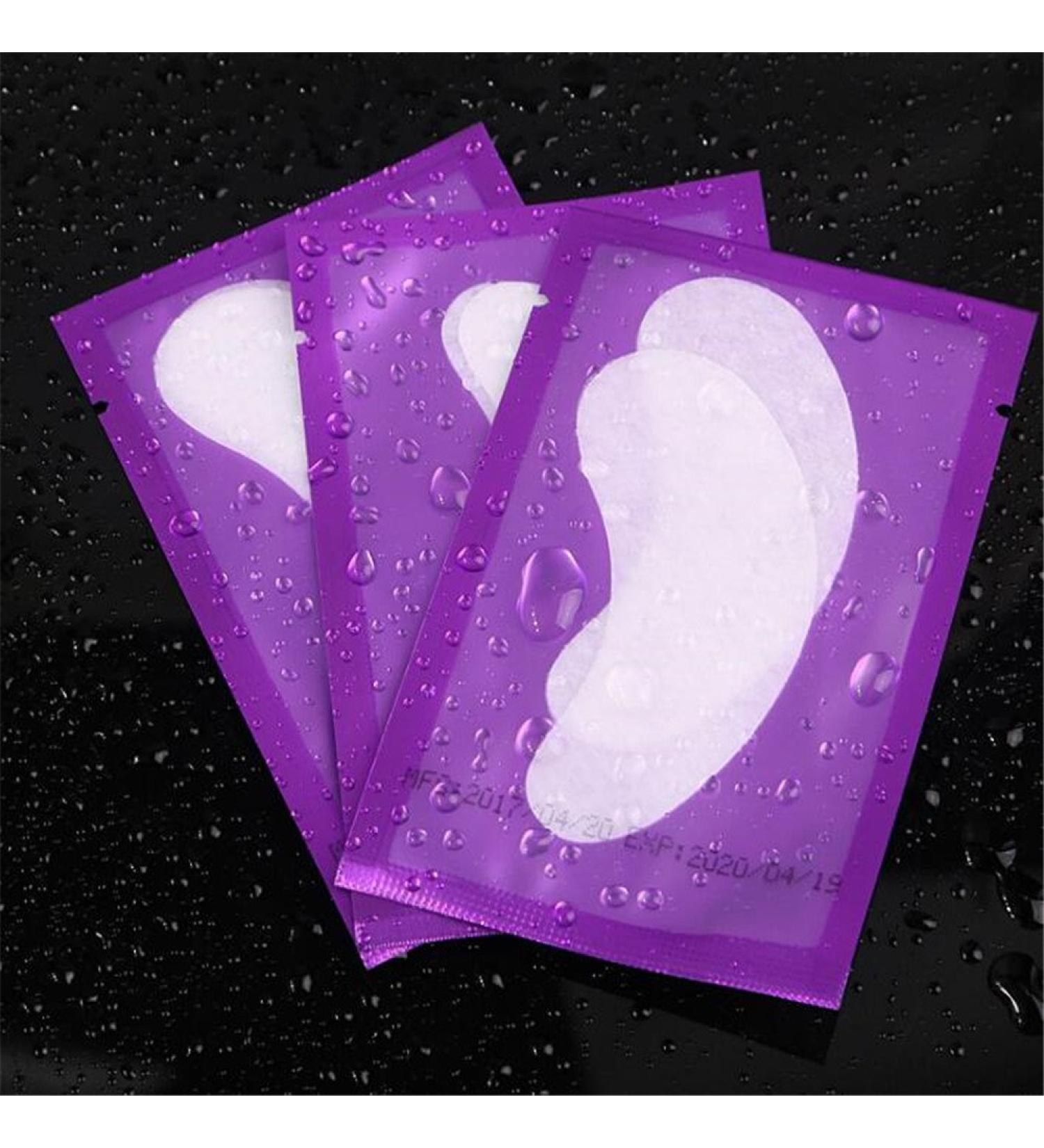 Lint-Free Eye Gel Patches for Lash Extensions - 100 Pack | Under Eye Pads for Eyelash Extension, Eye Mask Beauty Tool - Buy Online on SooperMarket.com