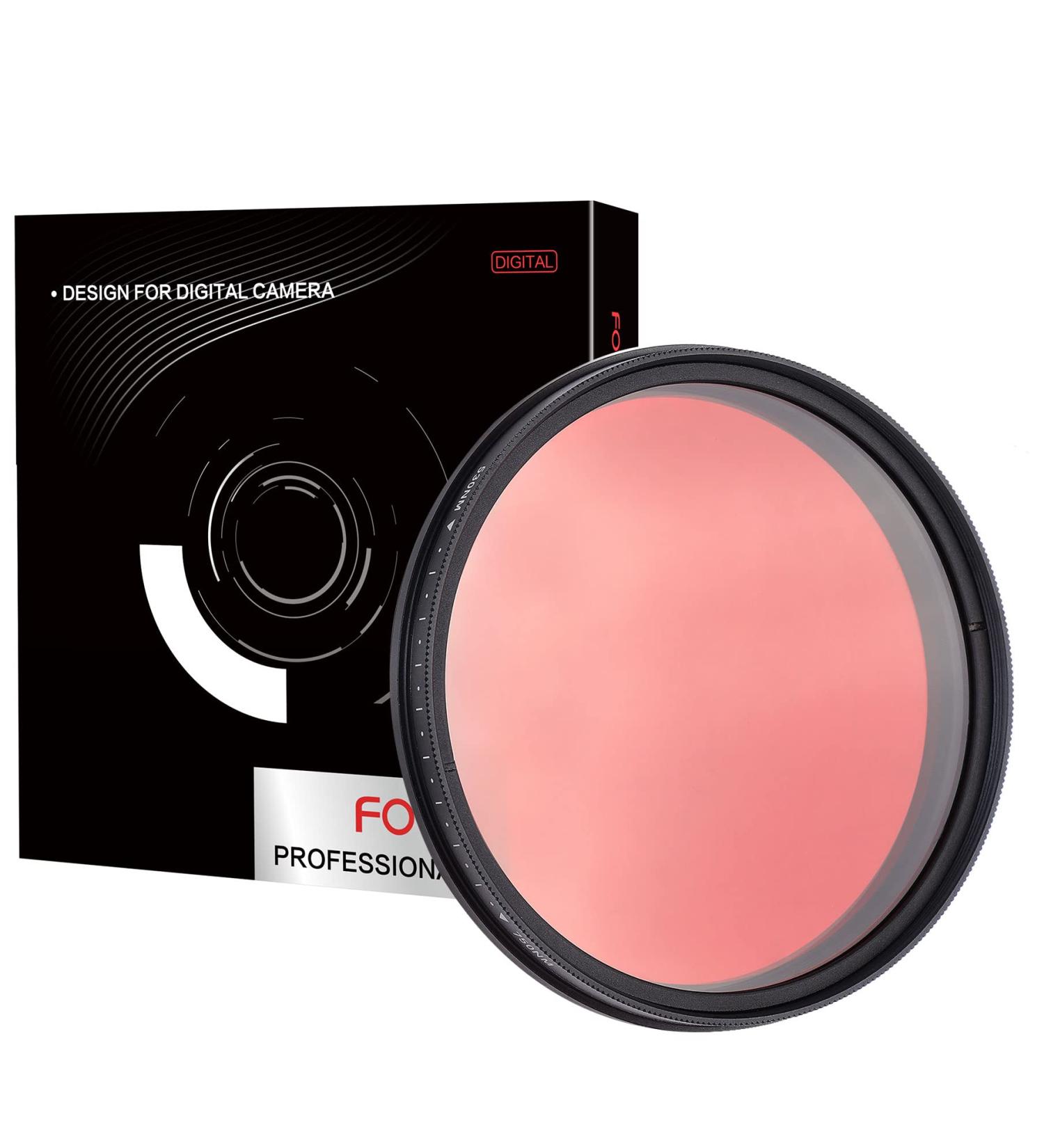 Fotga 67mm Six-in-One Adjustable Infrared IR Pass X-Ray Lens Filter 530nm-750nm - Buy Online on SooperMarket.com